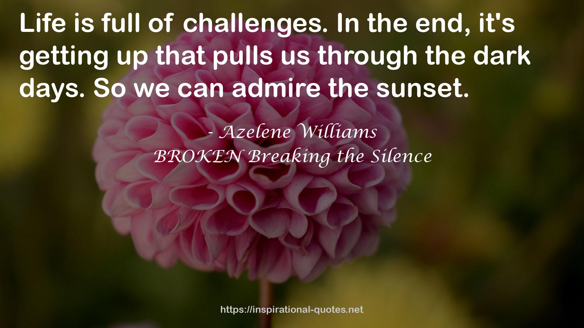 BROKEN Breaking the Silence QUOTES