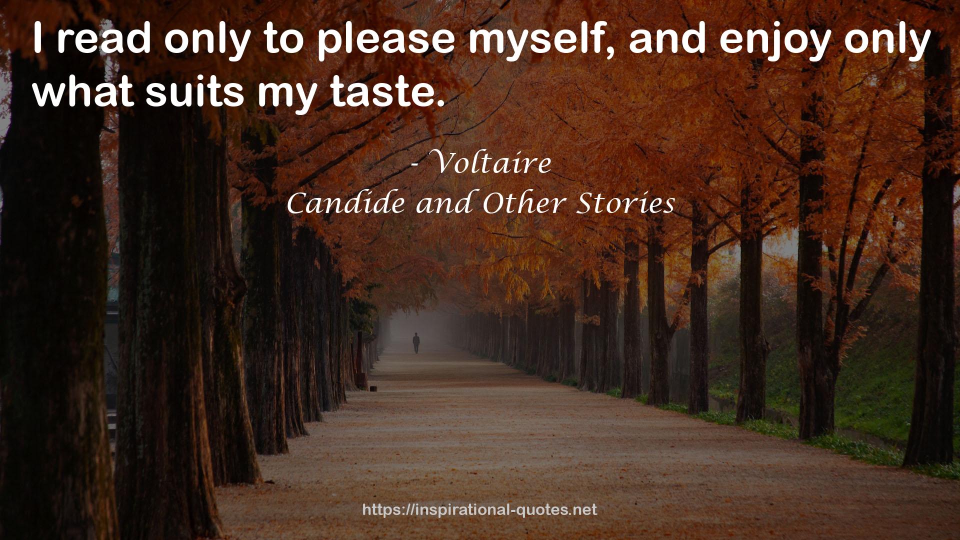 Candide and Other Stories QUOTES