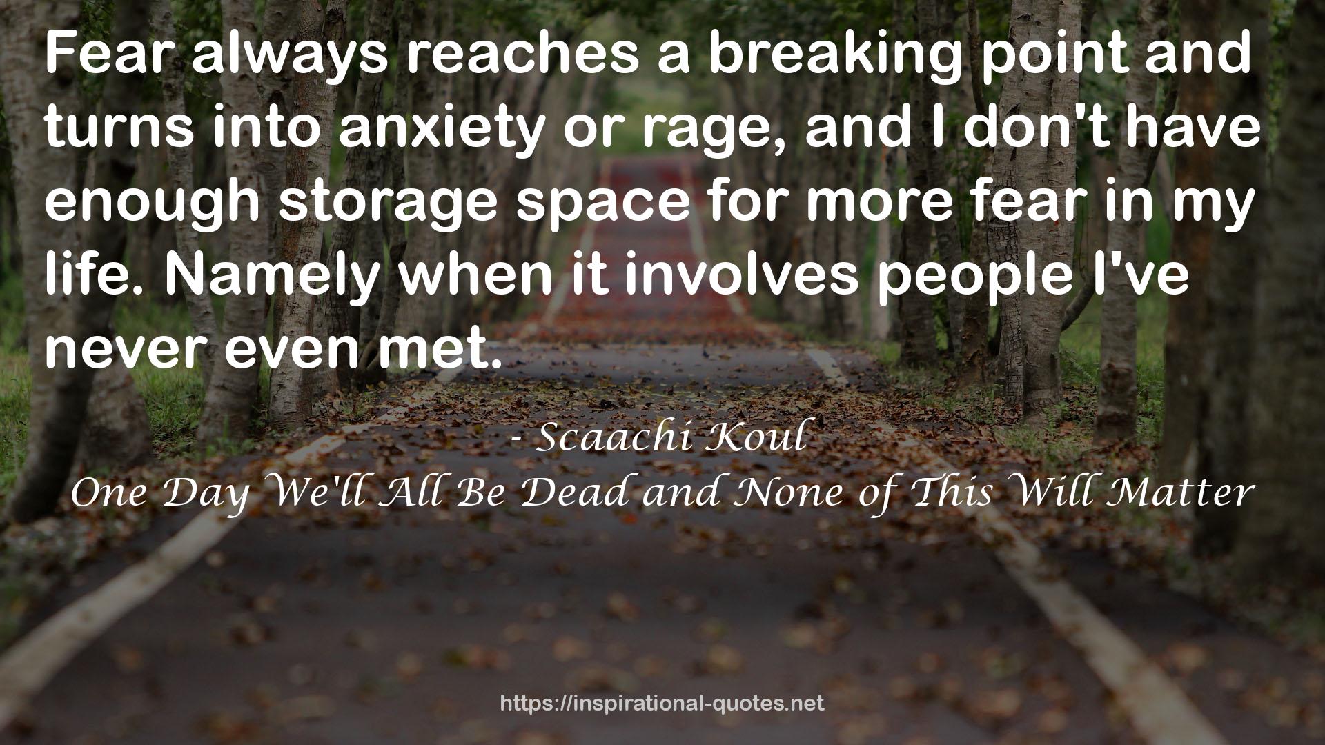 a breaking point  QUOTES