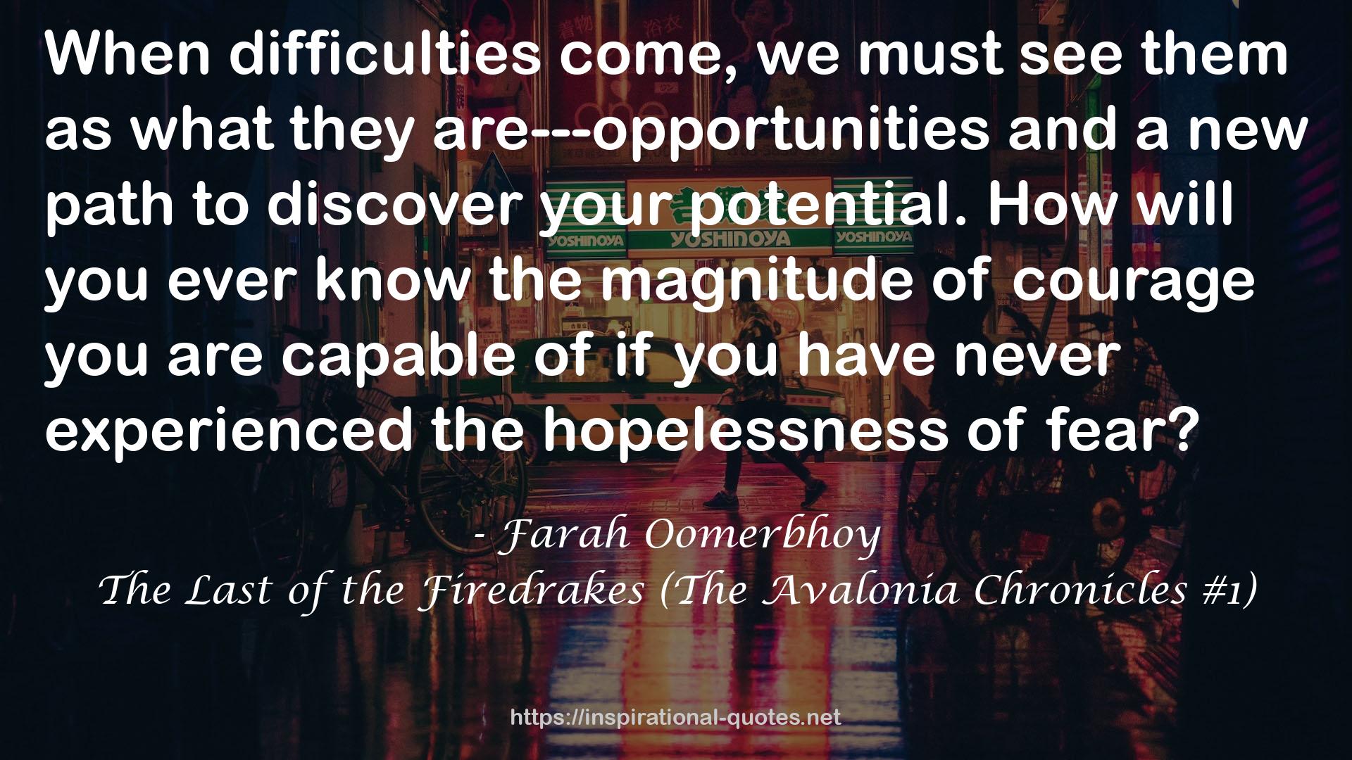 The Last of the Firedrakes (The Avalonia Chronicles #1) QUOTES