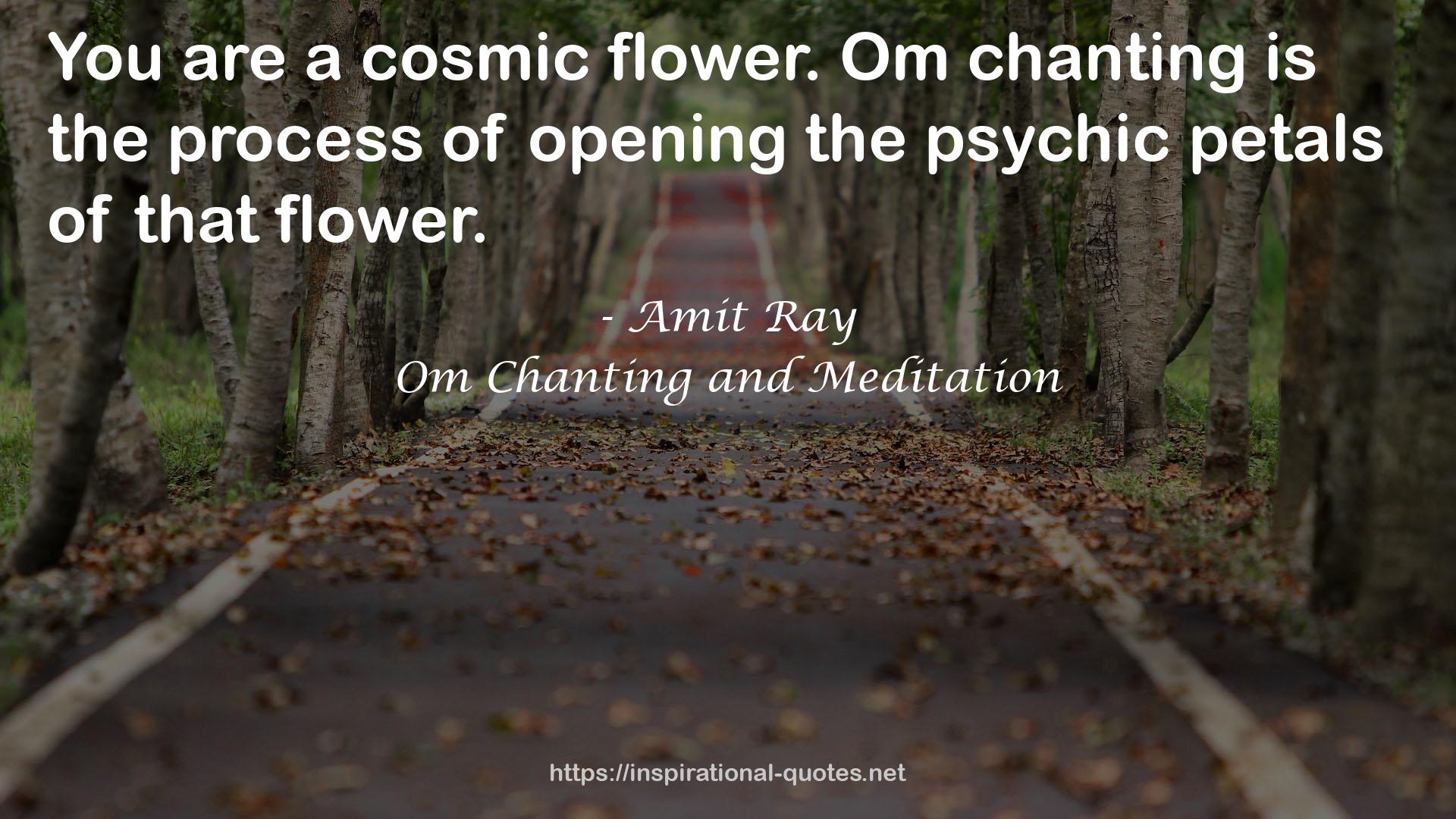 chanting  QUOTES