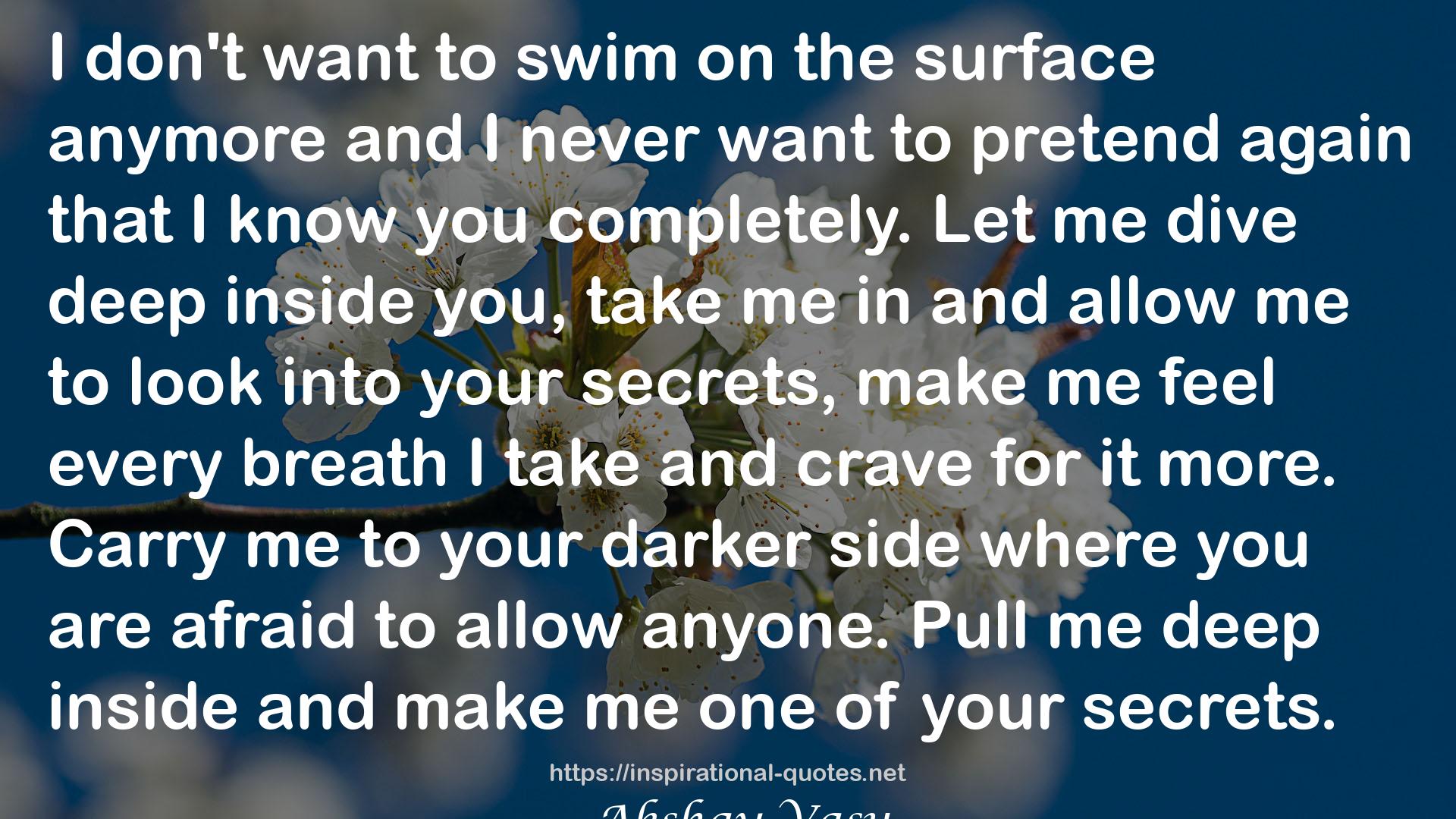 your darker side  QUOTES