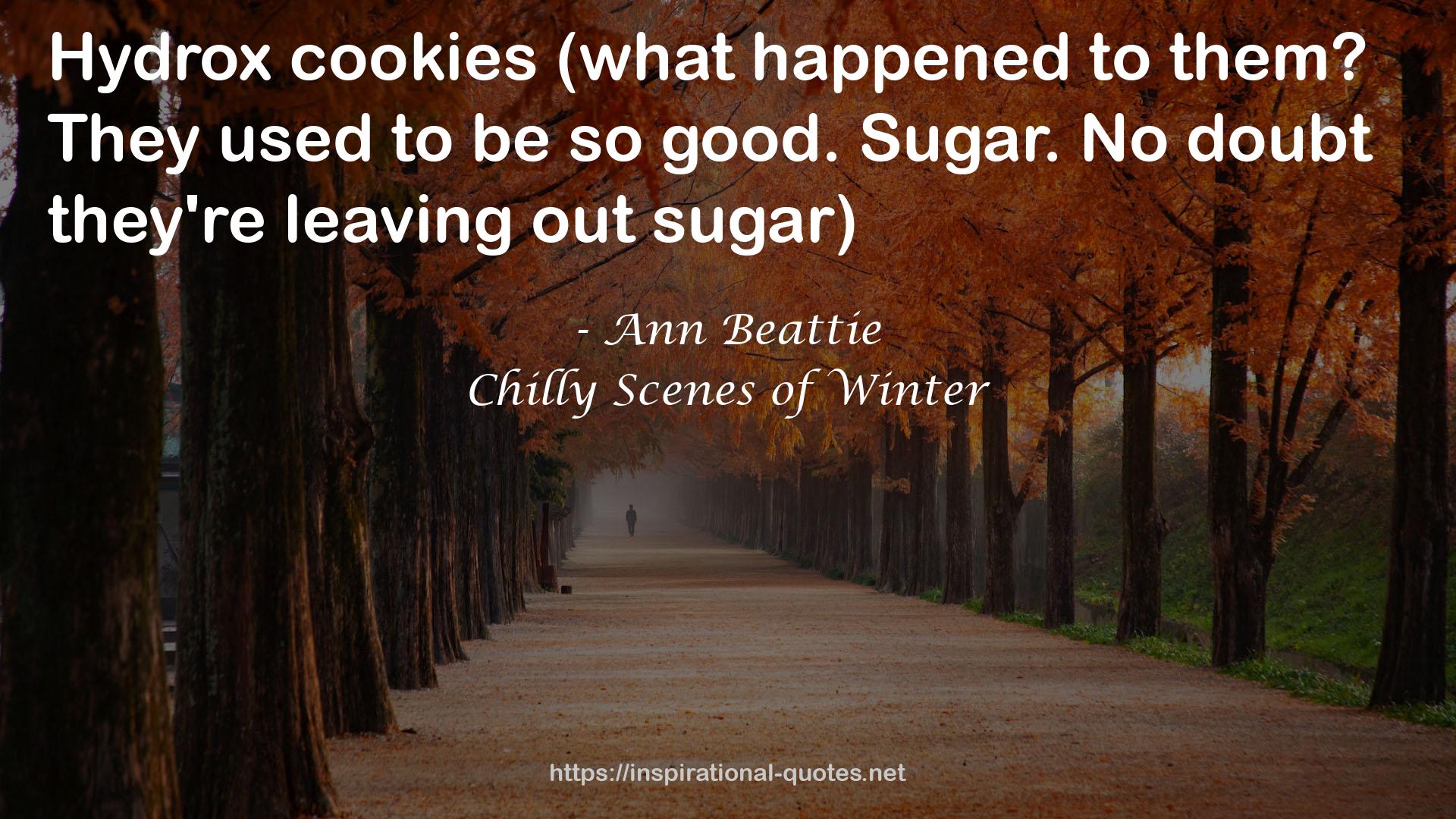 Chilly Scenes of Winter QUOTES