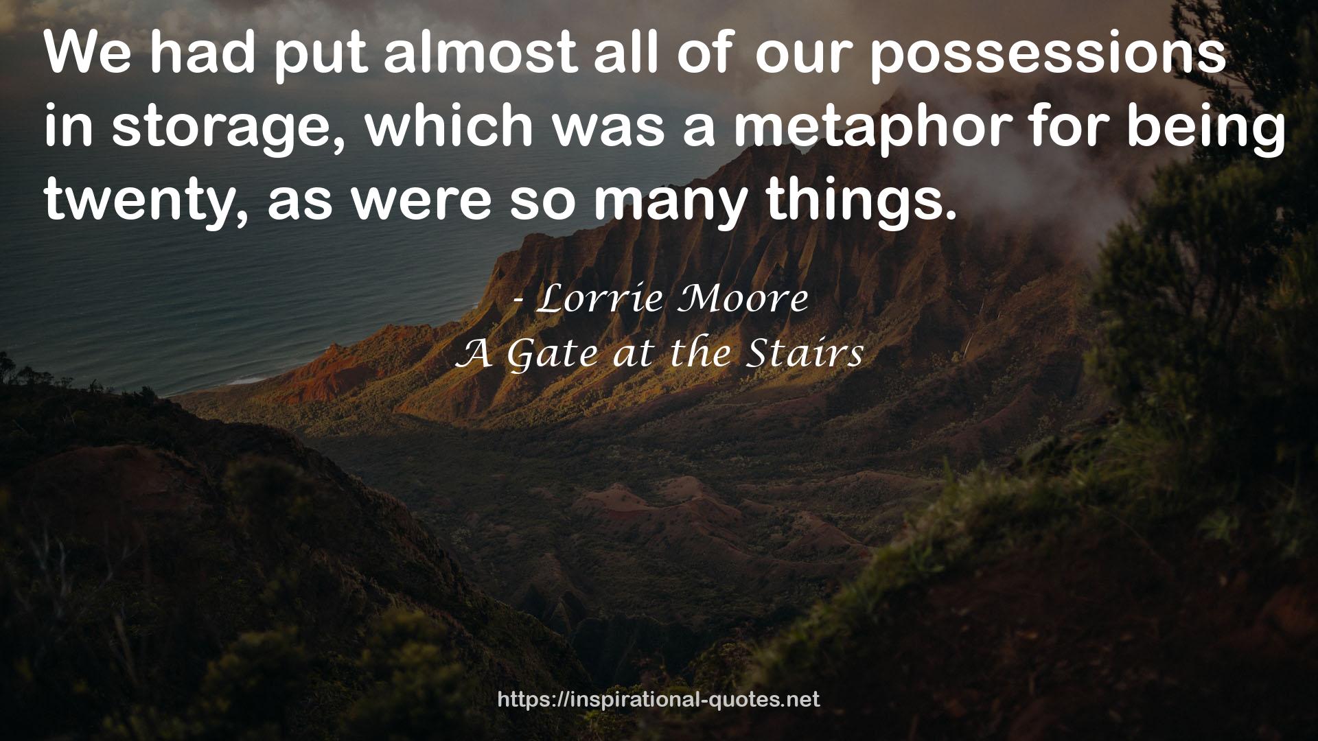 A Gate at the Stairs QUOTES