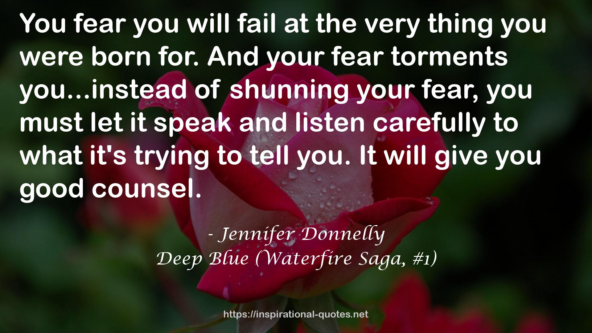 Deep Blue (Waterfire Saga, #1) QUOTES