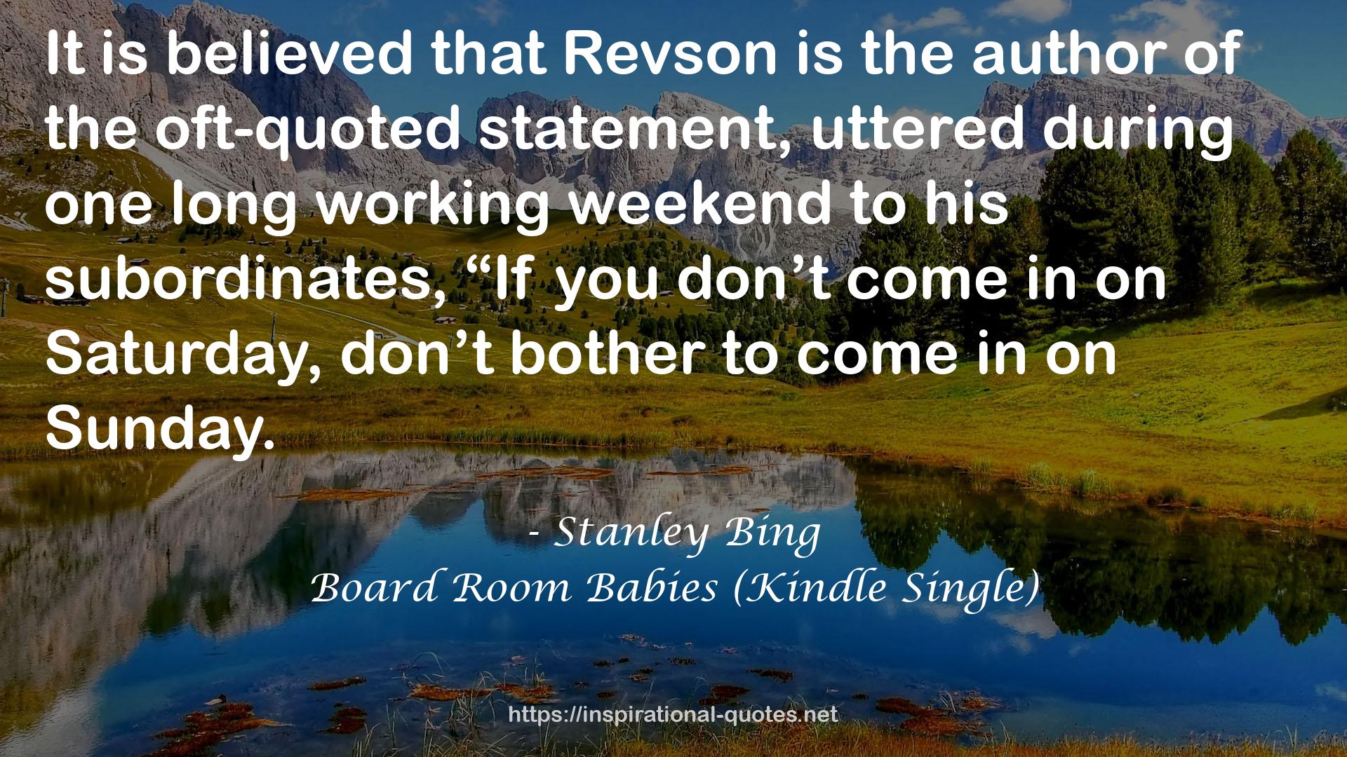 Board Room Babies (Kindle Single) QUOTES