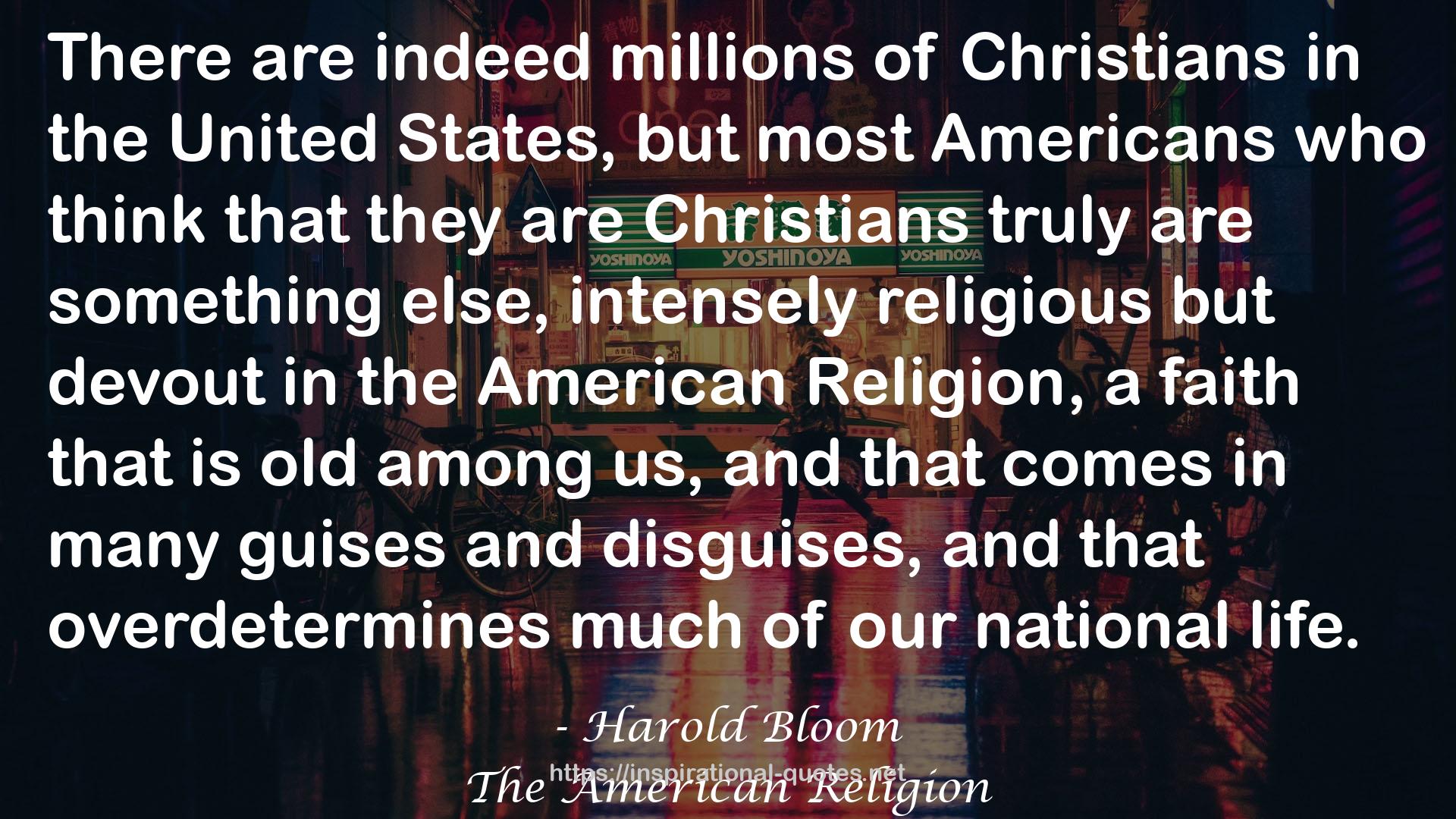 The American Religion QUOTES