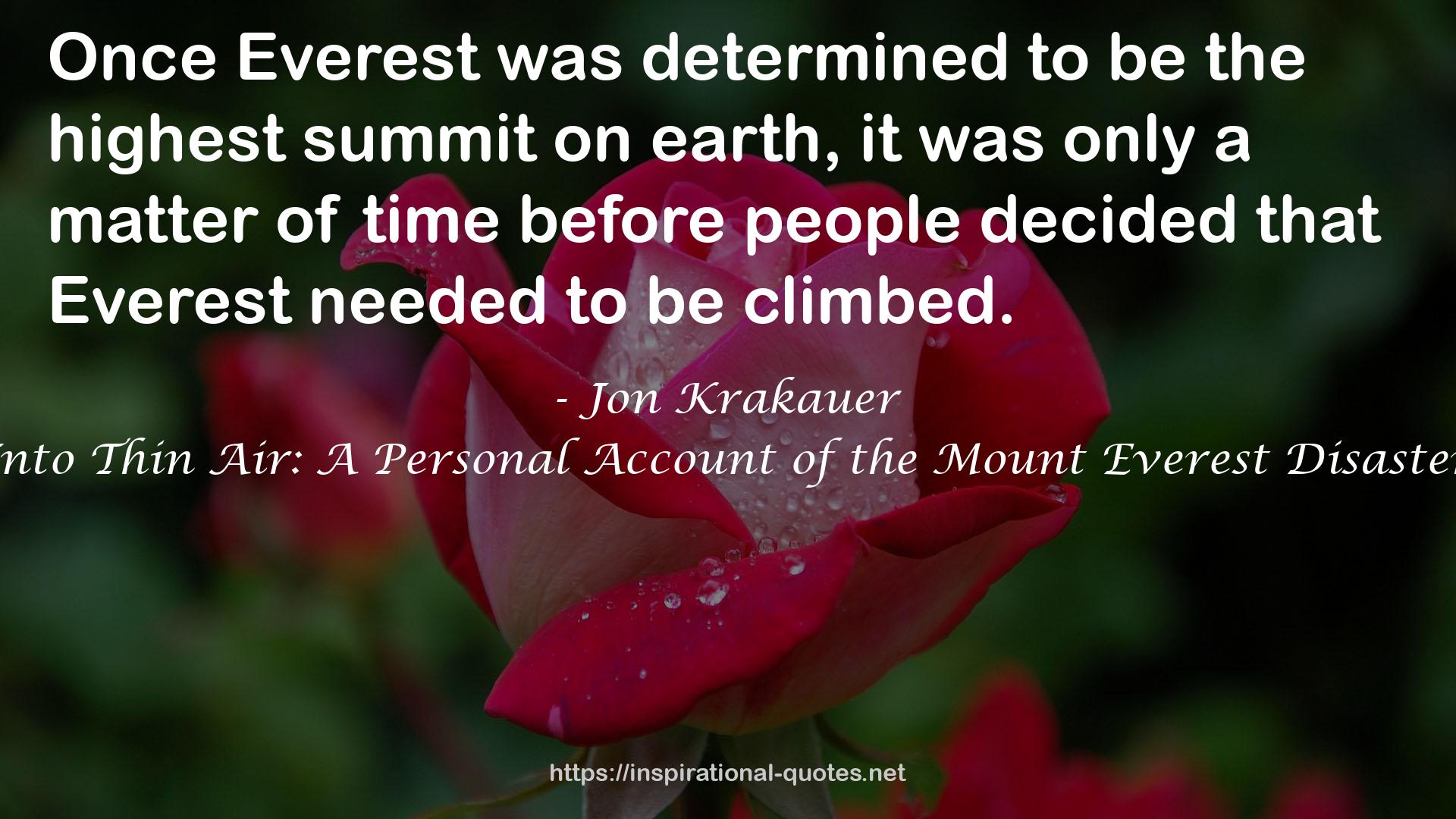 Jon Krakauer QUOTES