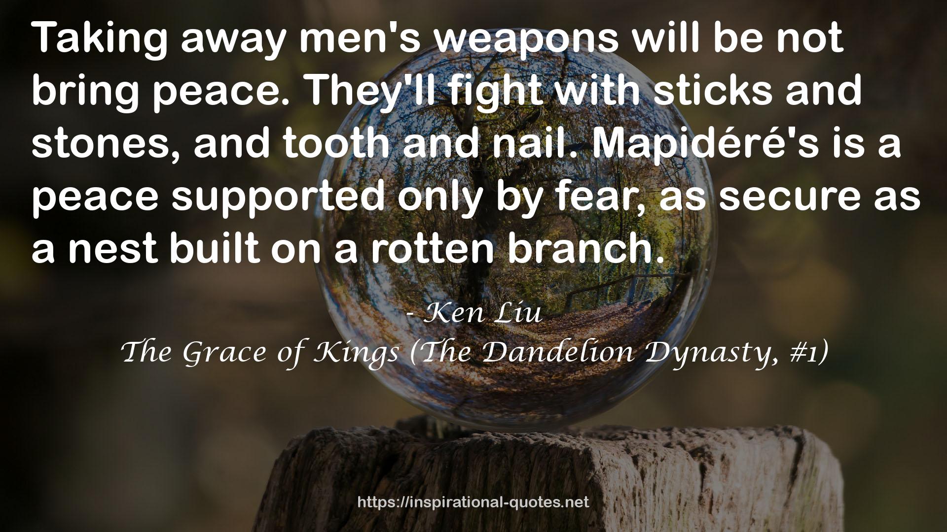 men's weapons  QUOTES