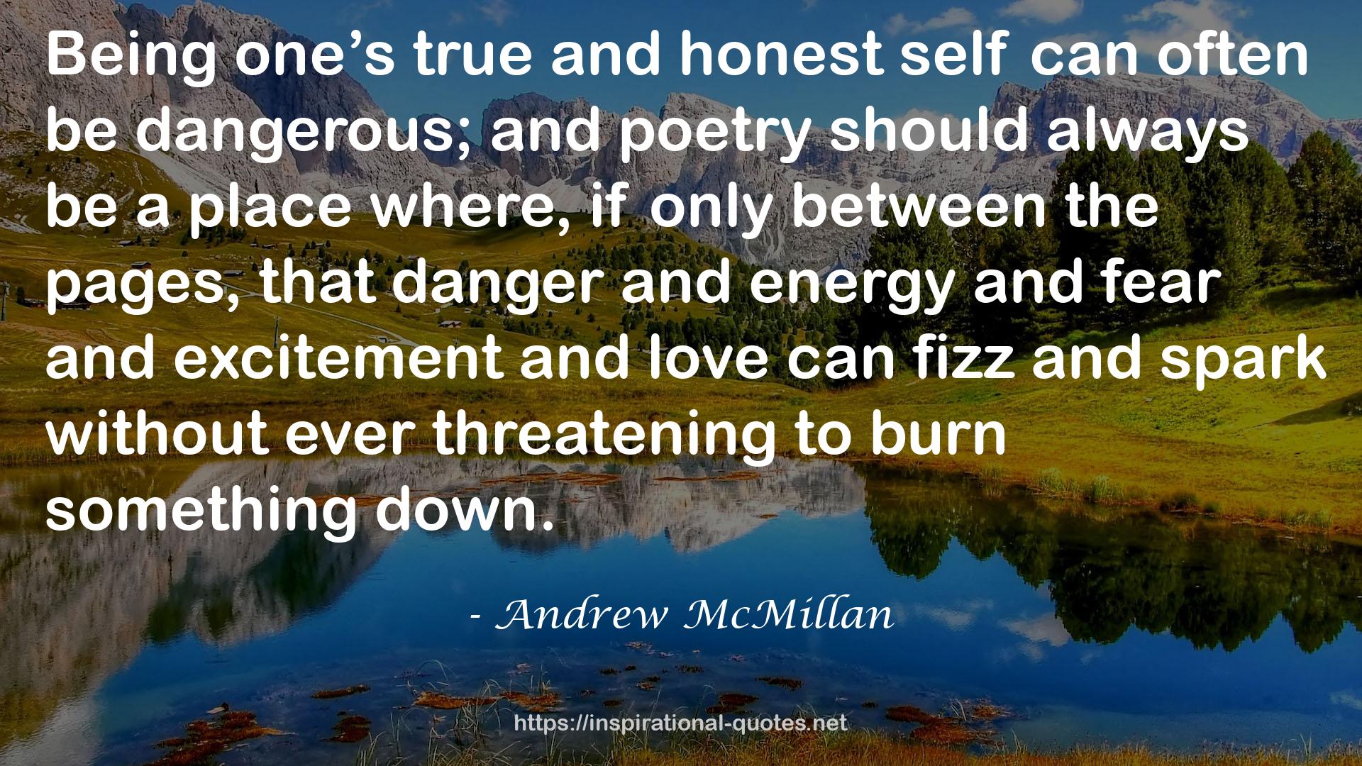 Andrew McMillan QUOTES