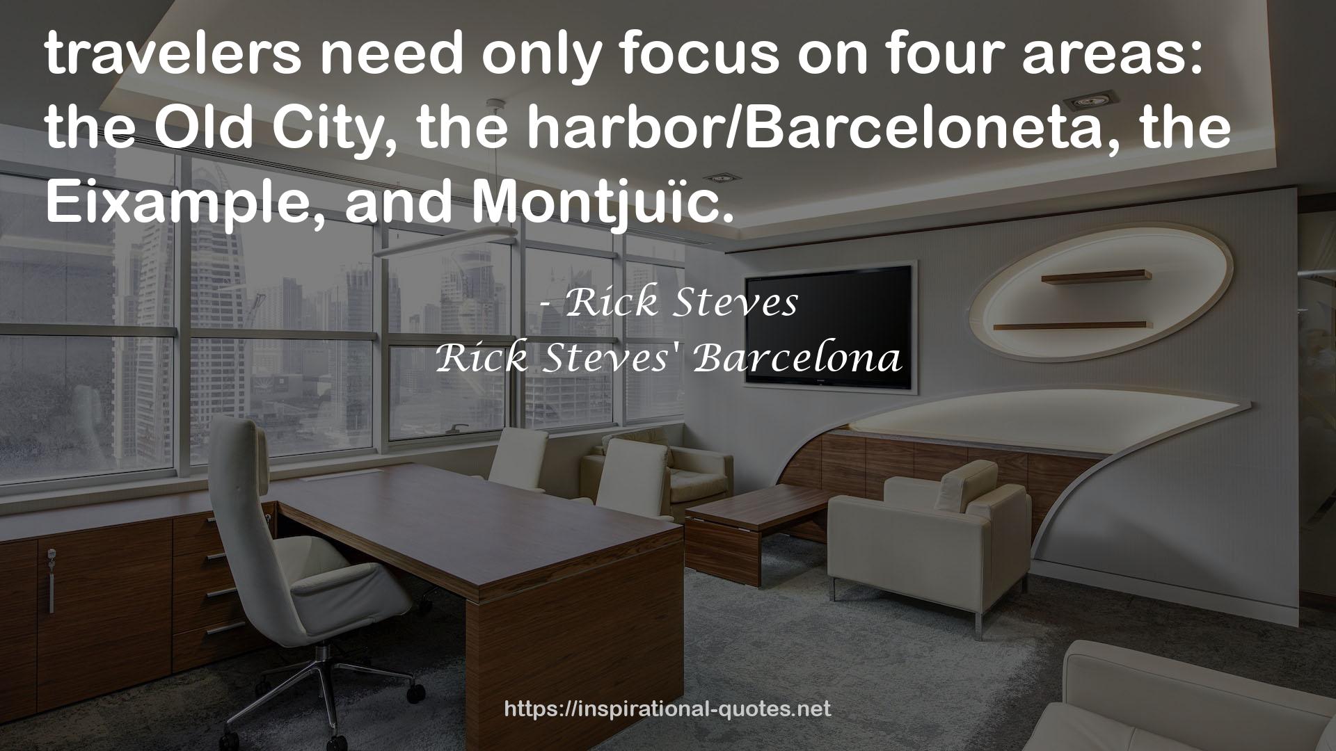 Rick Steves' Barcelona QUOTES