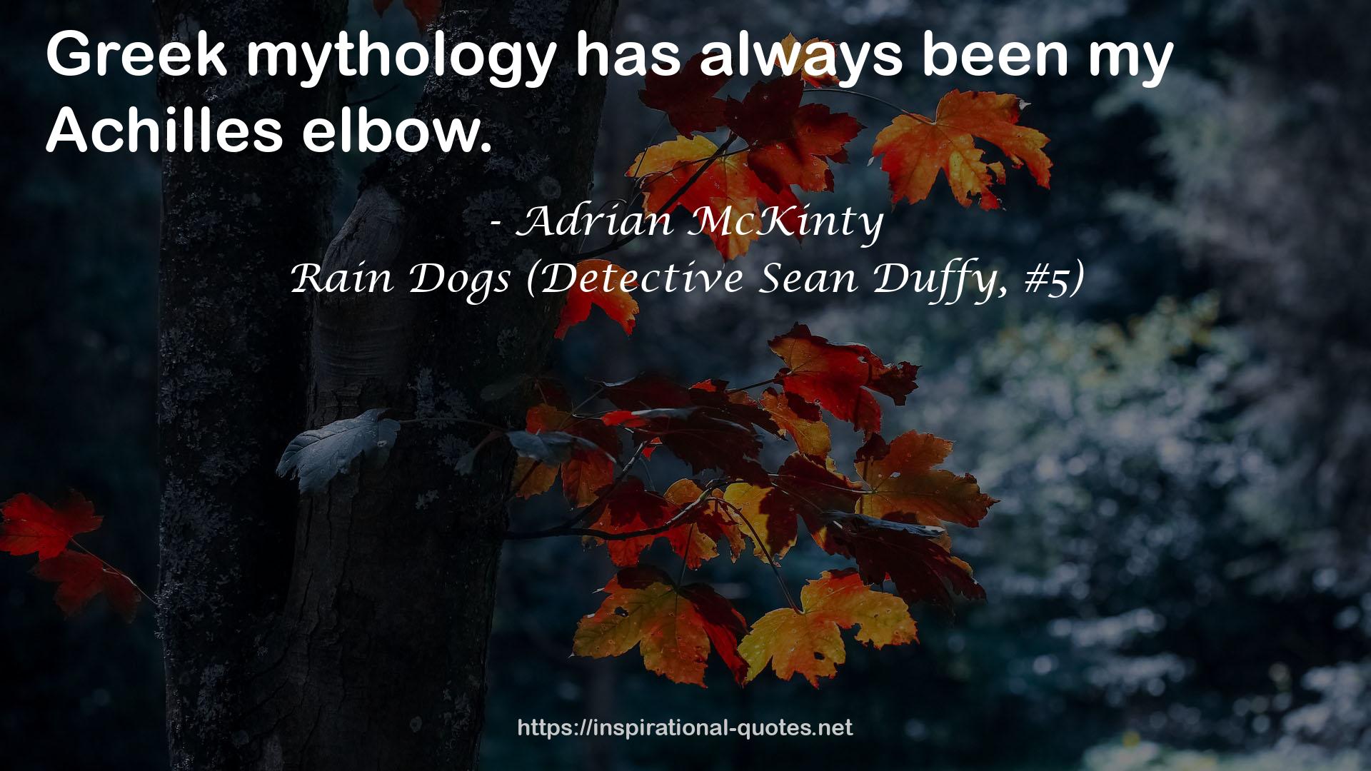 Rain Dogs (Detective Sean Duffy, #5) QUOTES