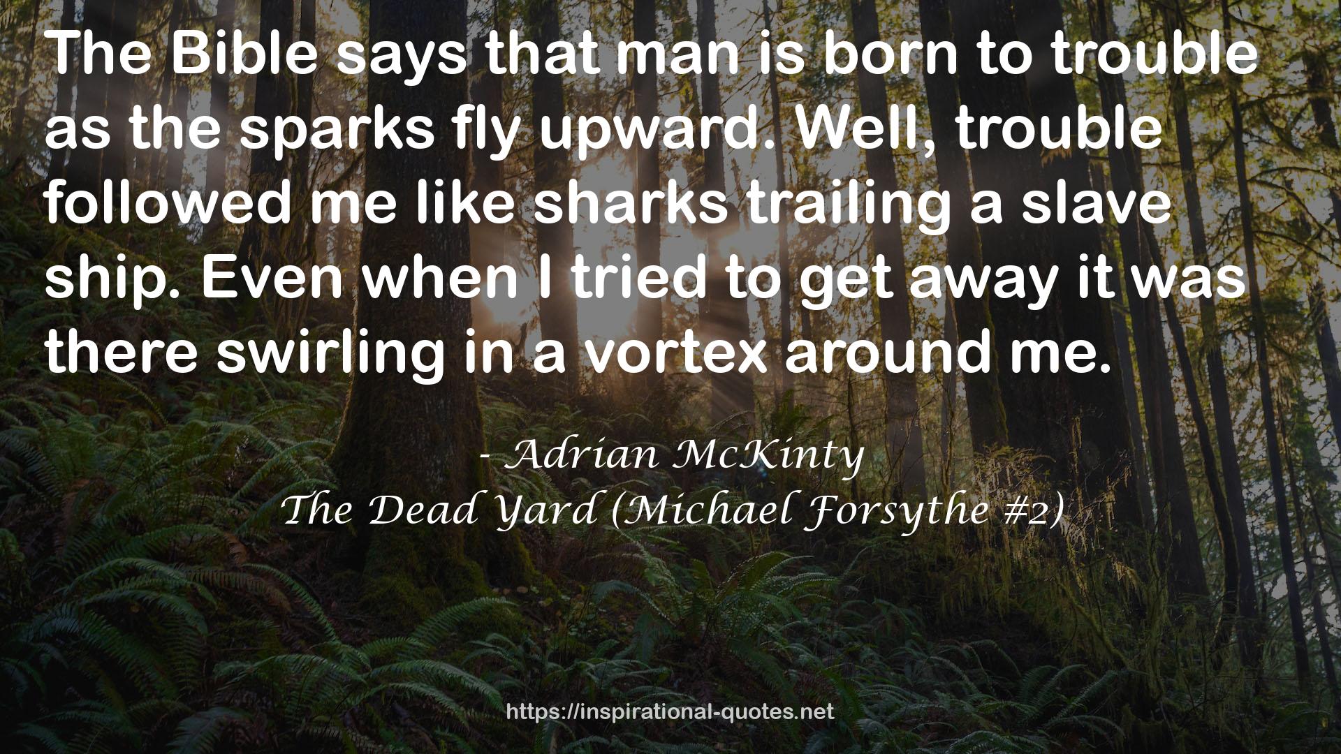 The Dead Yard (Michael Forsythe #2) QUOTES