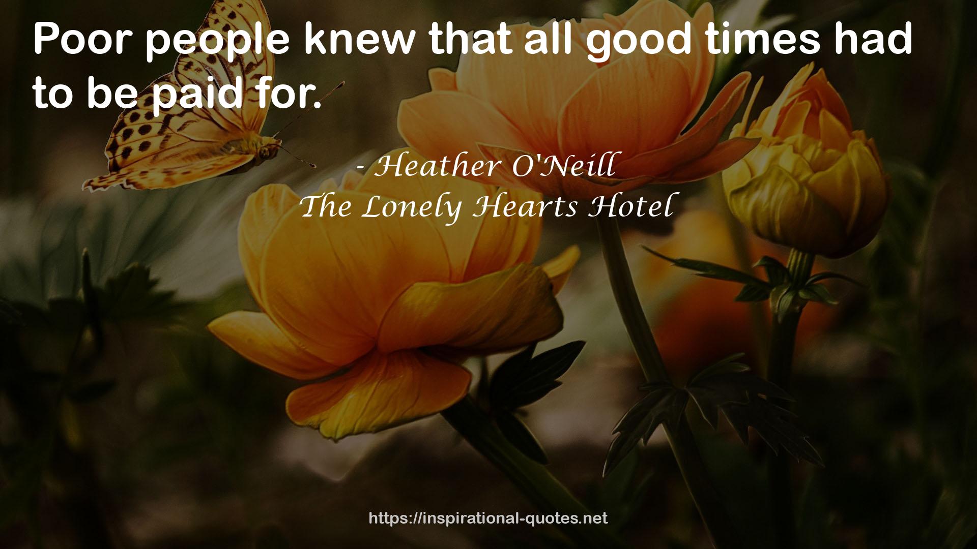 The Lonely Hearts Hotel QUOTES