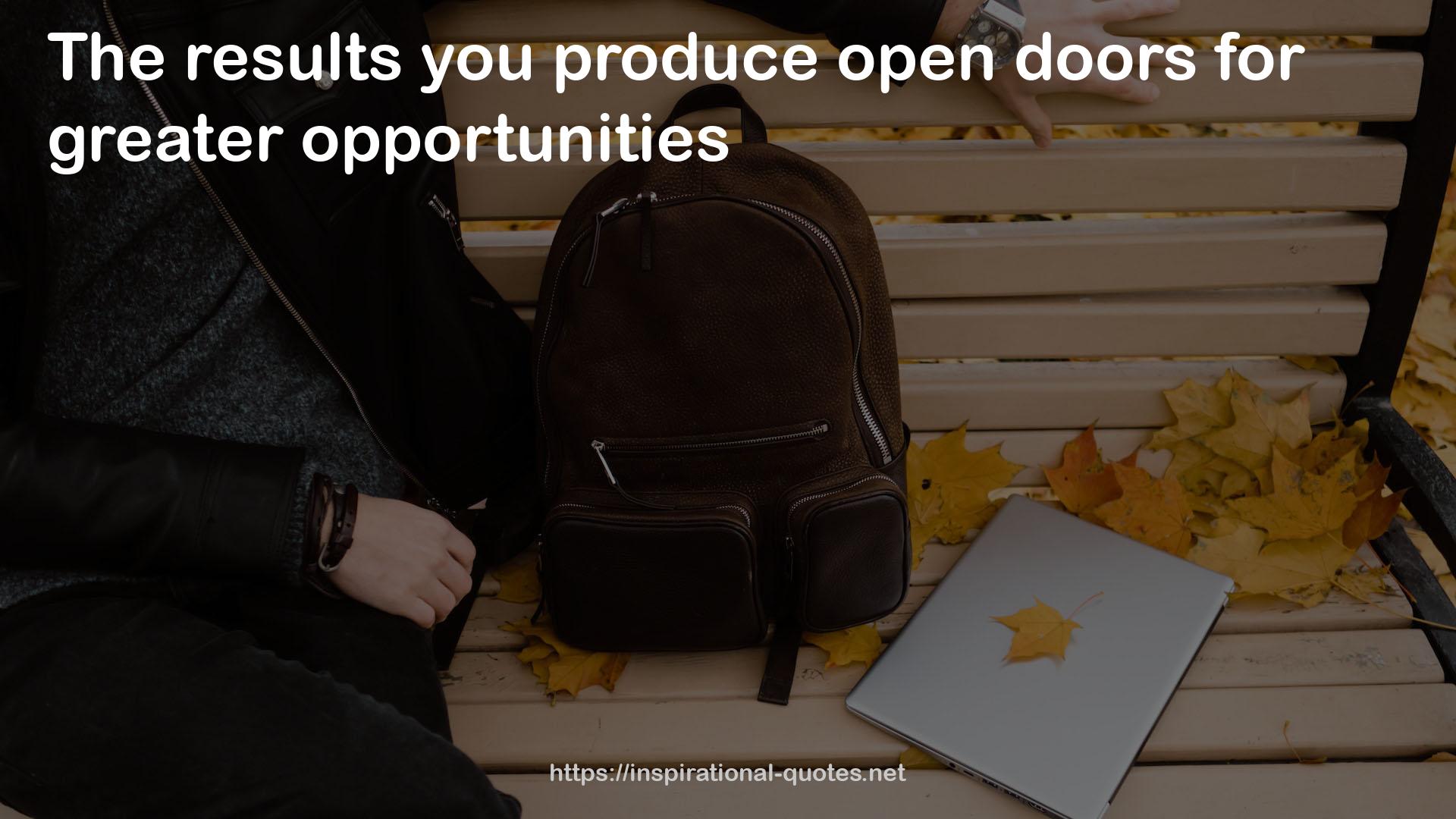 open doors  QUOTES