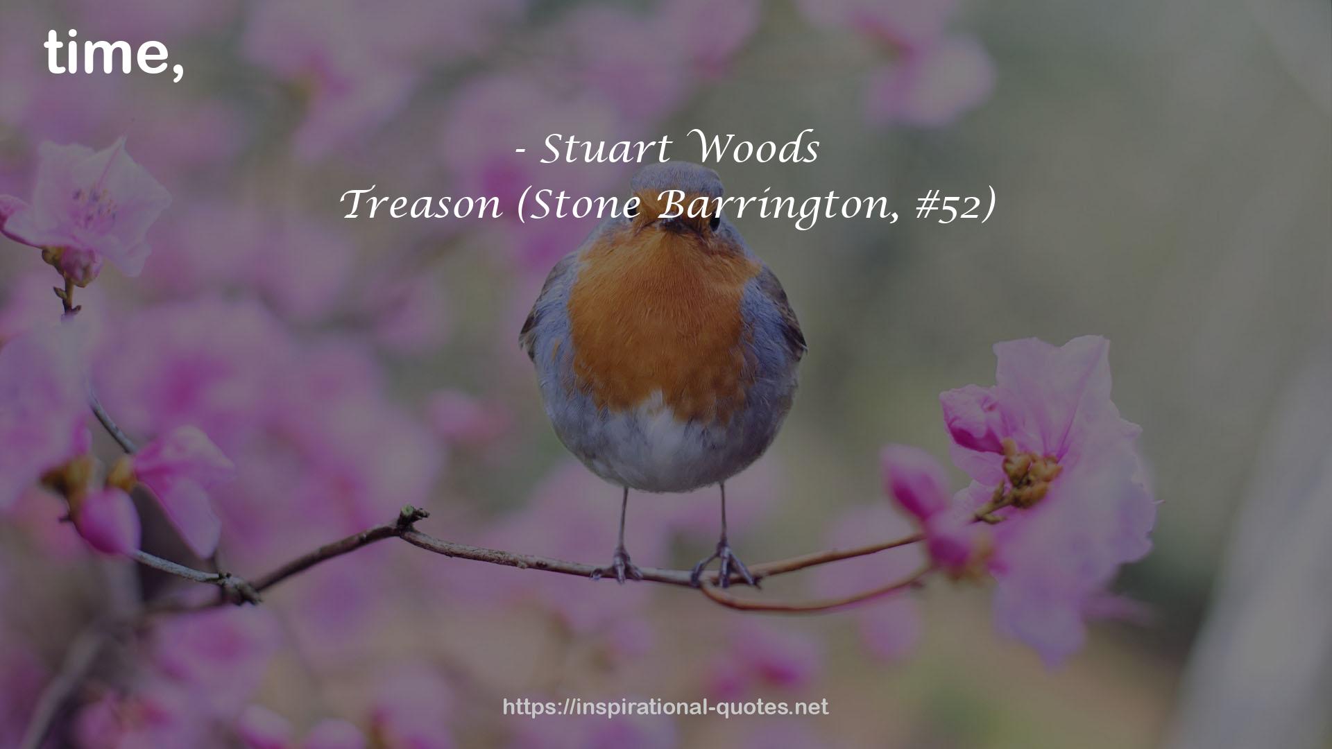 Treason (Stone Barrington, #52) QUOTES