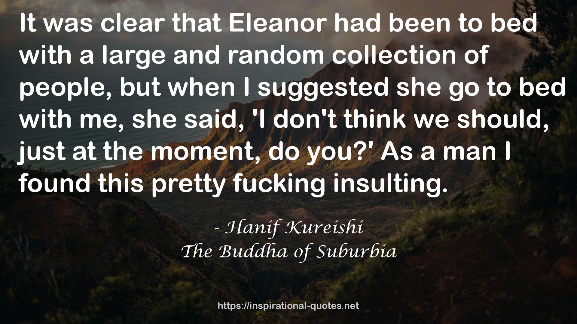 The Buddha of Suburbia QUOTES