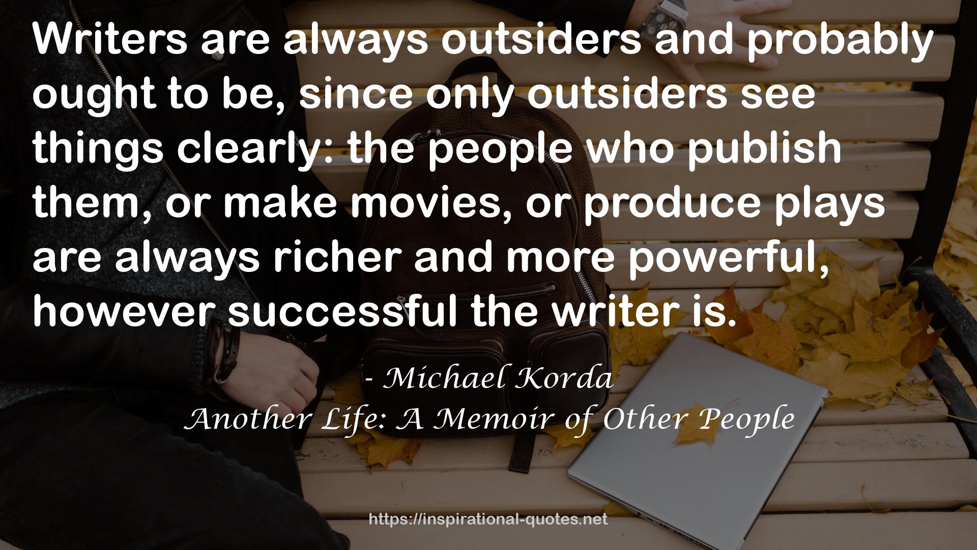 Another Life: A Memoir of Other People QUOTES