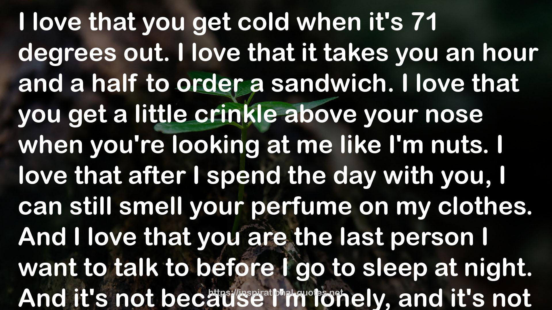 your perfume  QUOTES