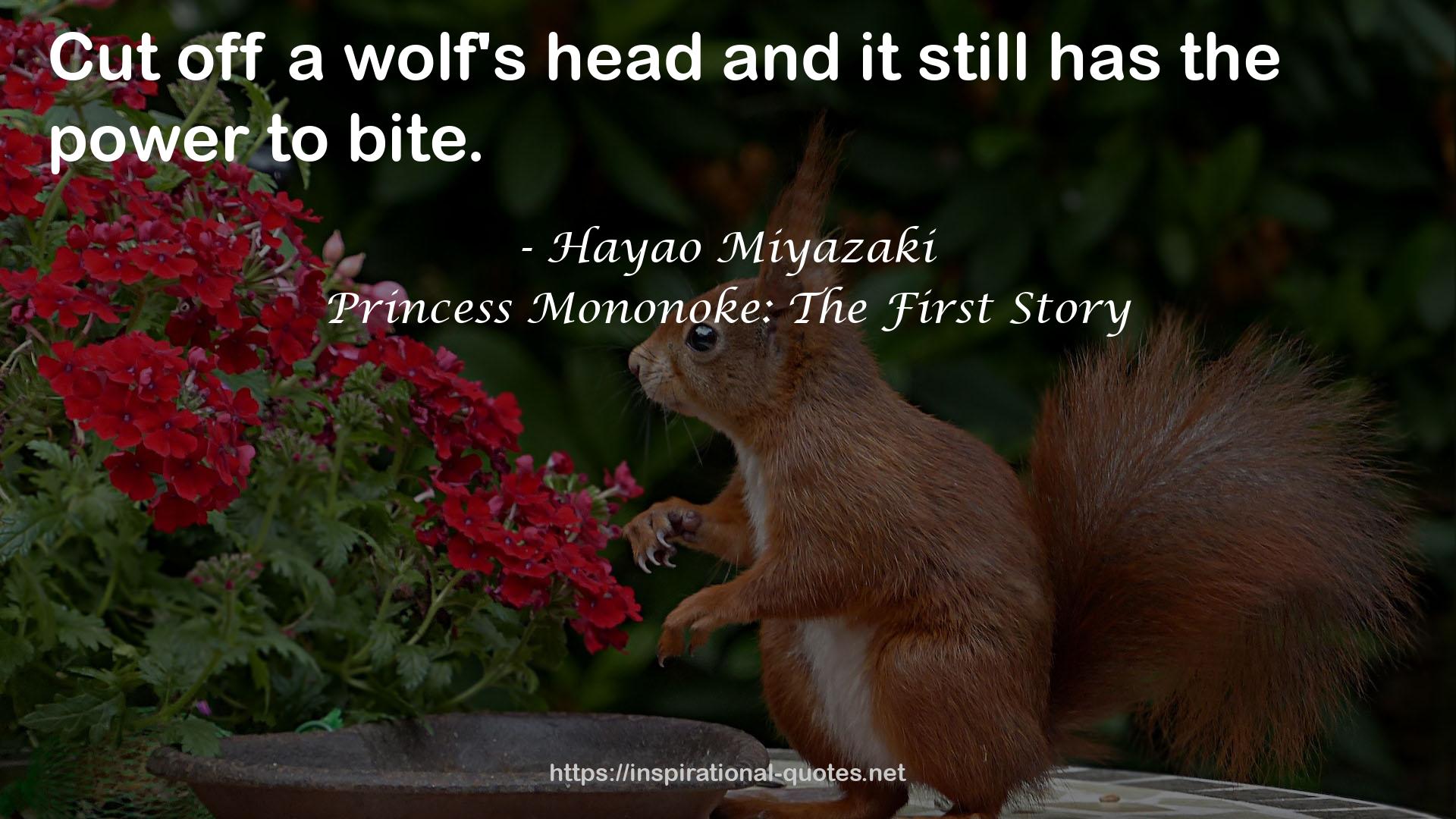 Princess Mononoke: The First Story QUOTES