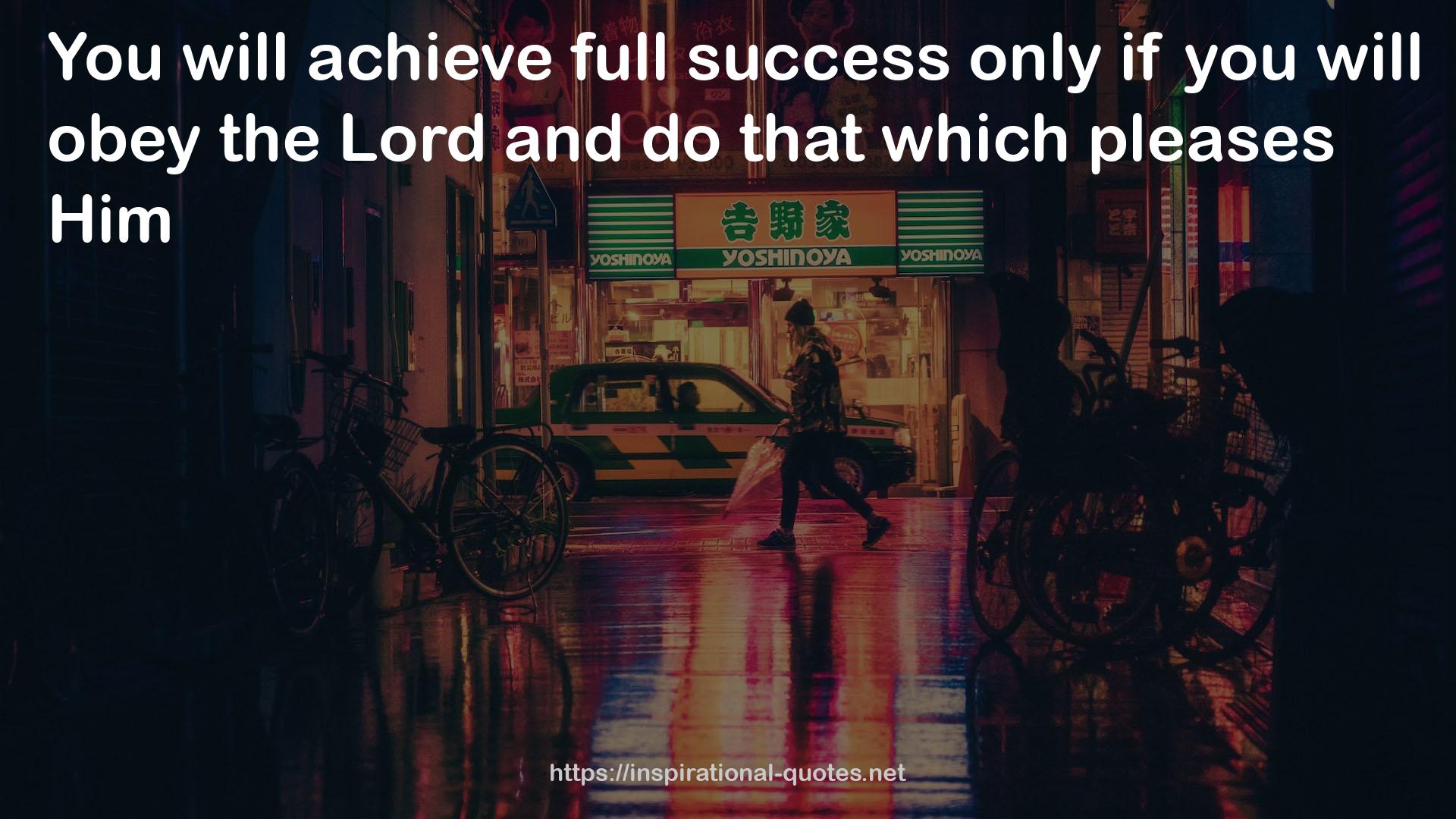 full success  QUOTES