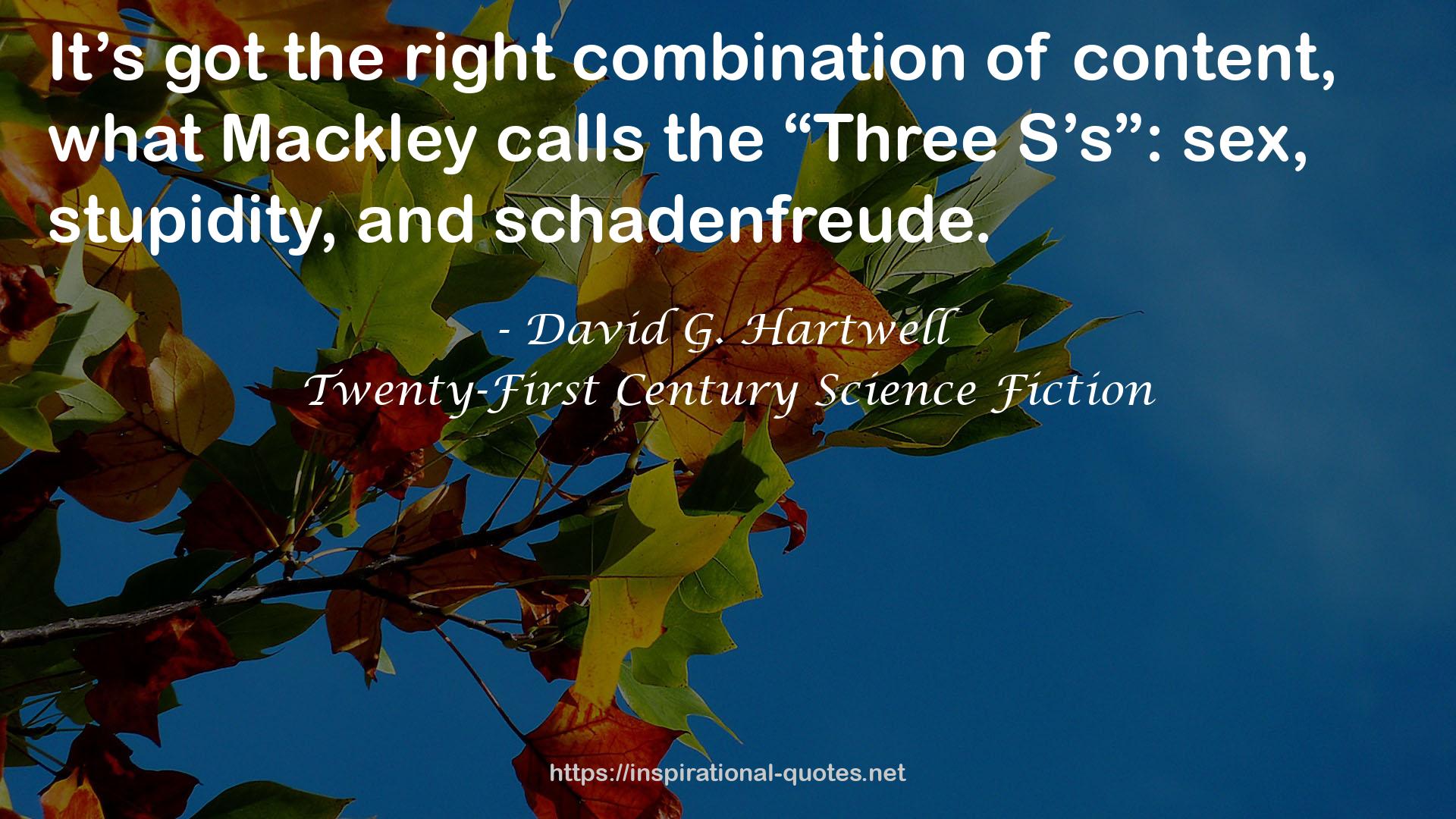 Twenty-First Century Science Fiction QUOTES