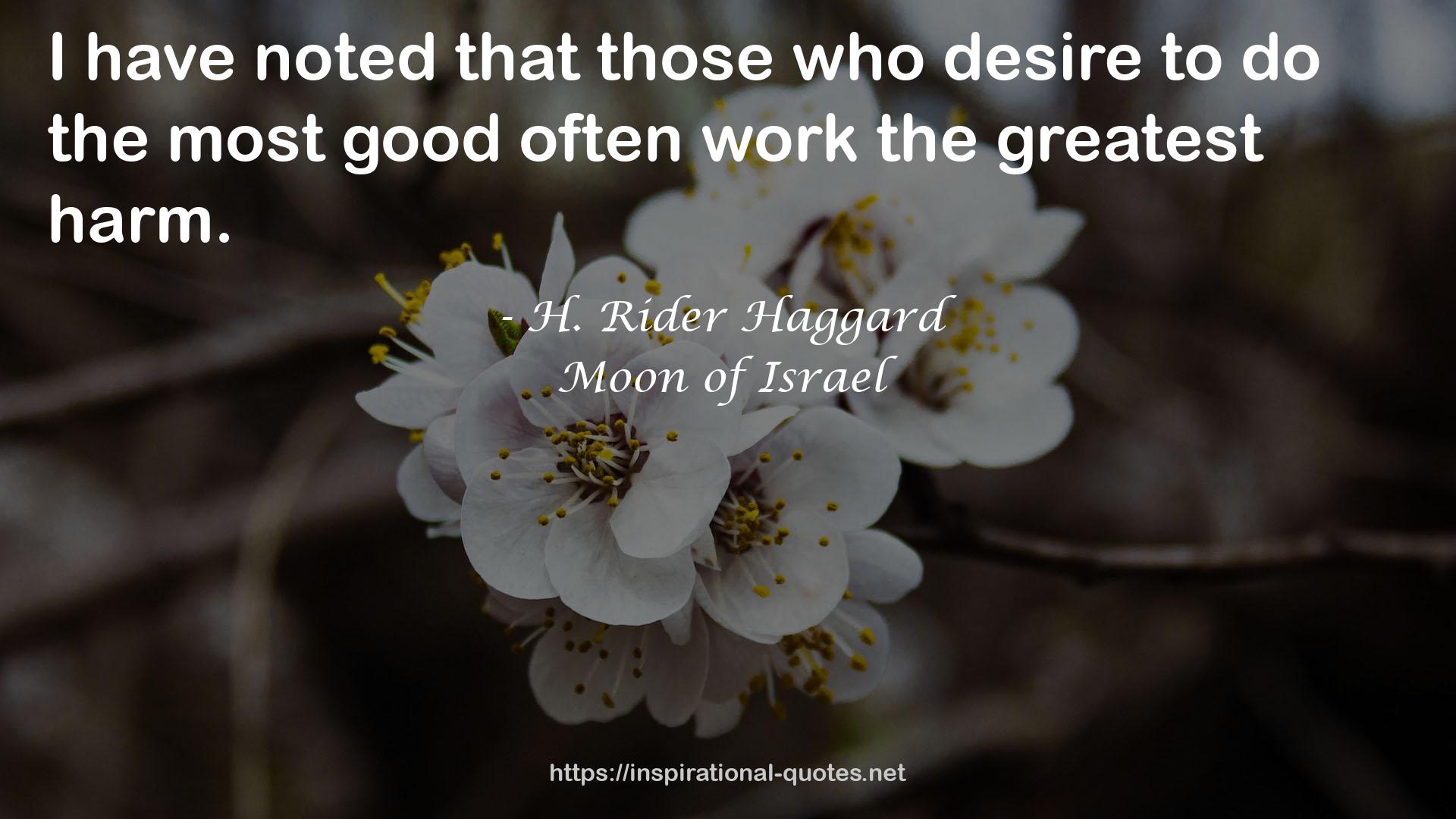 Moon of Israel QUOTES