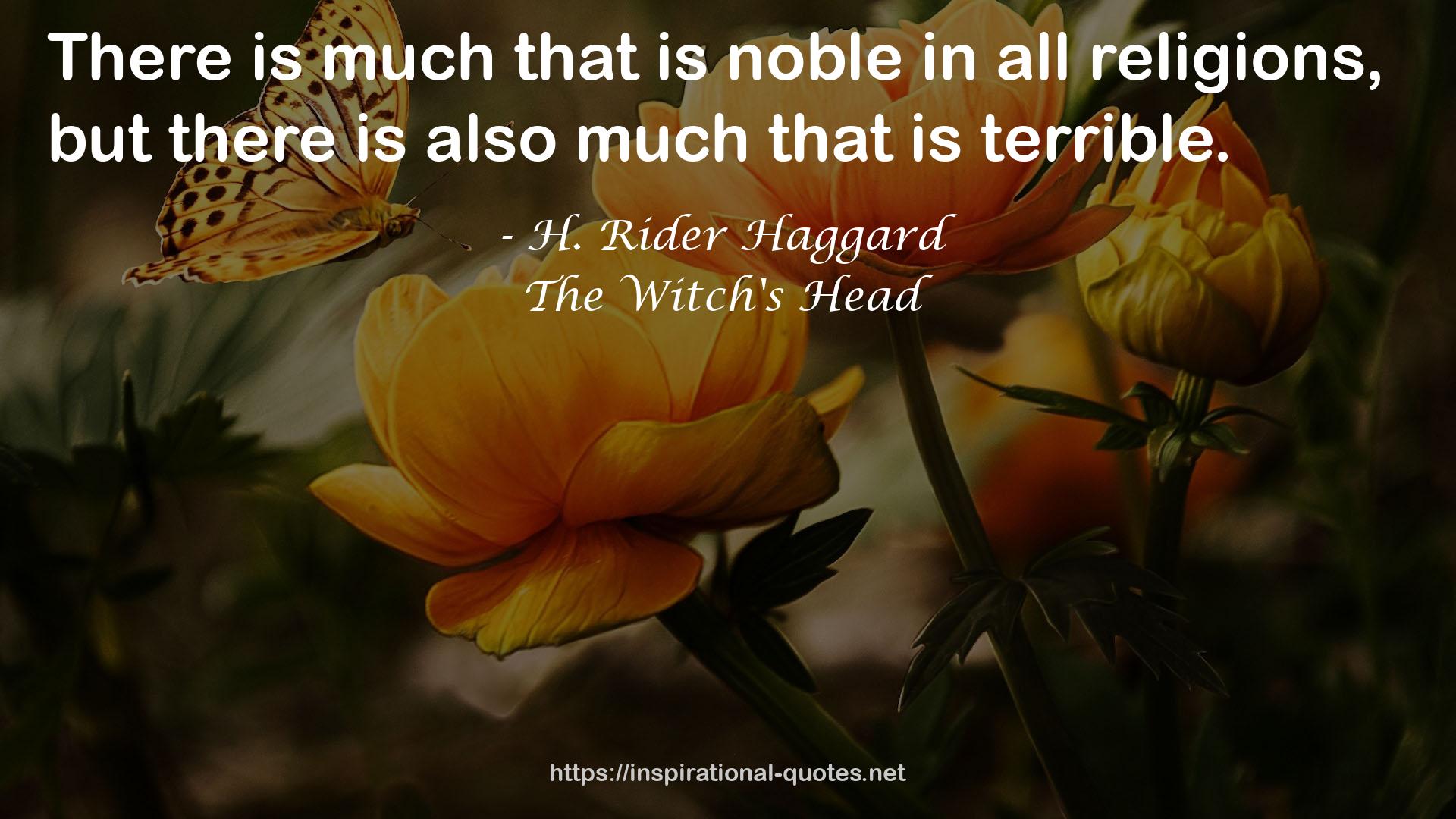 The Witch's Head QUOTES