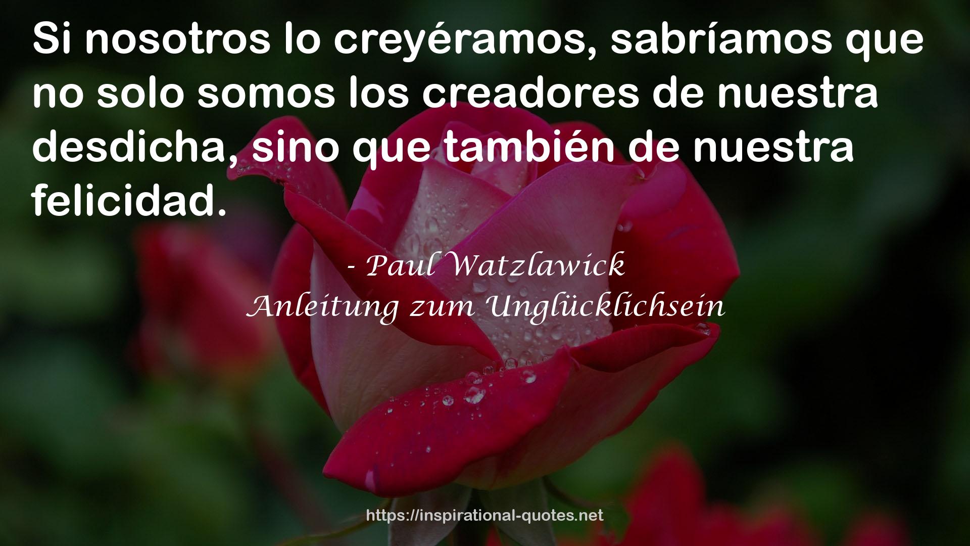 Paul Watzlawick QUOTES