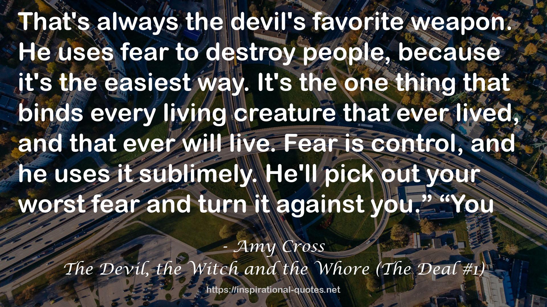 The Devil, the Witch and the Whore (The Deal #1) QUOTES