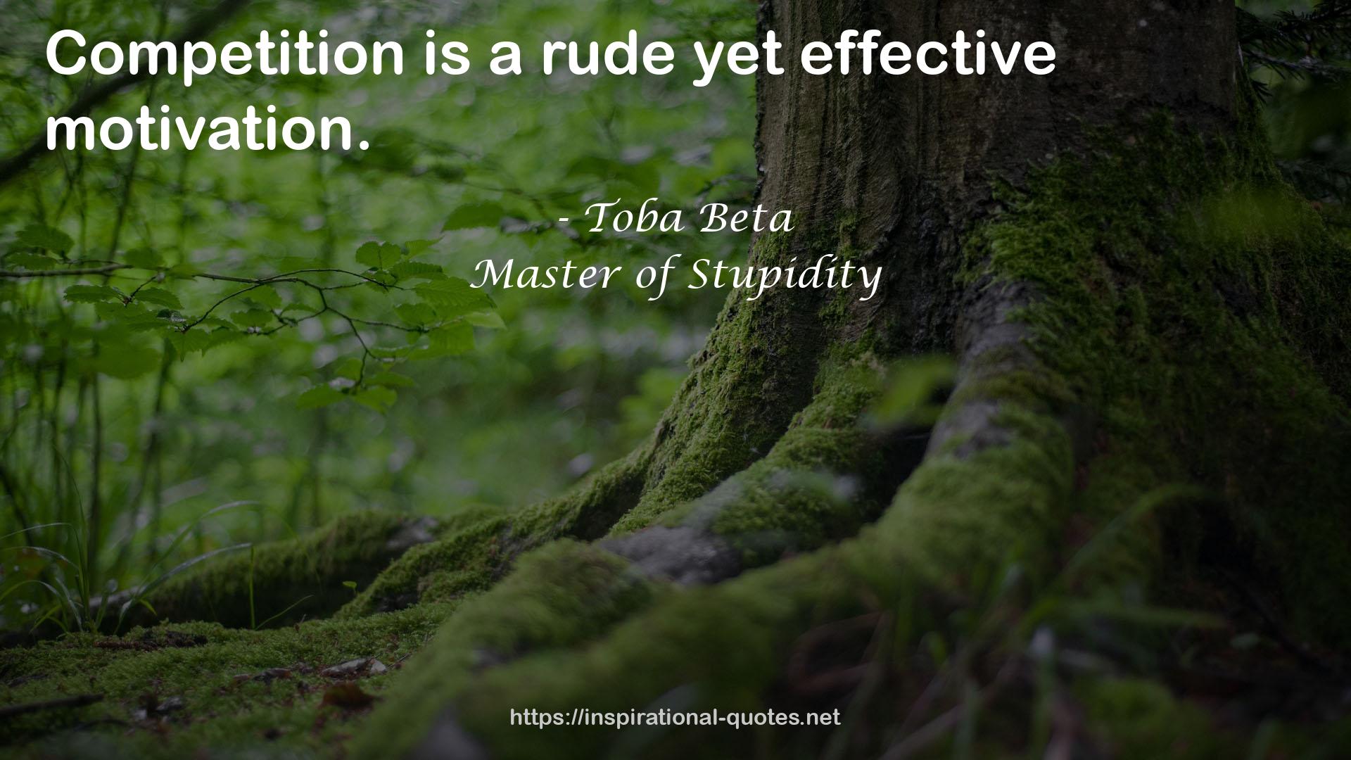 Master of Stupidity QUOTES