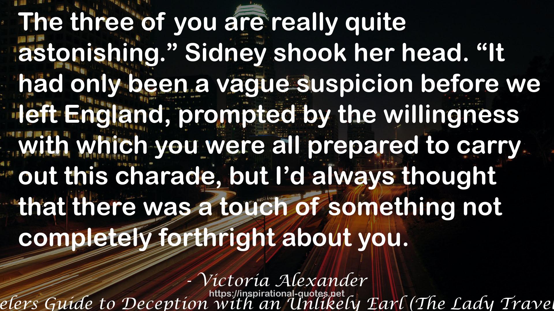 Victoria Alexander QUOTES