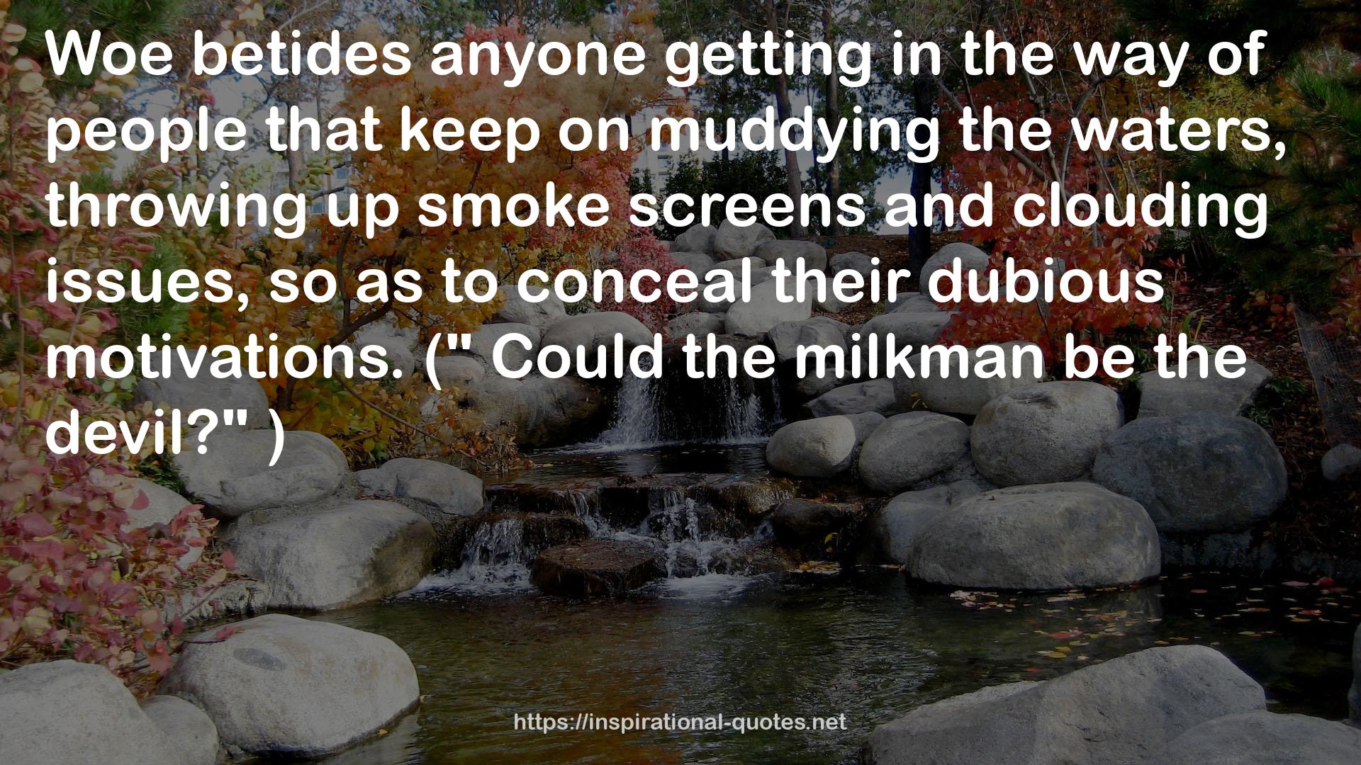 muddying  QUOTES