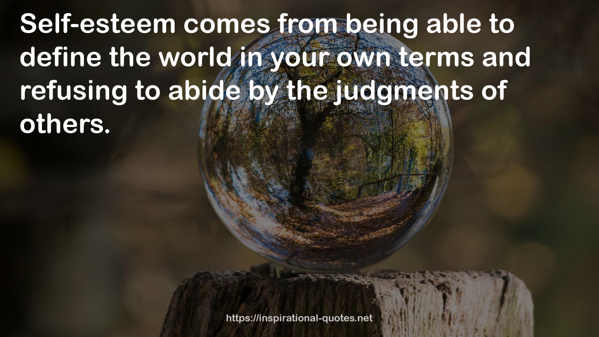 the judgments  QUOTES