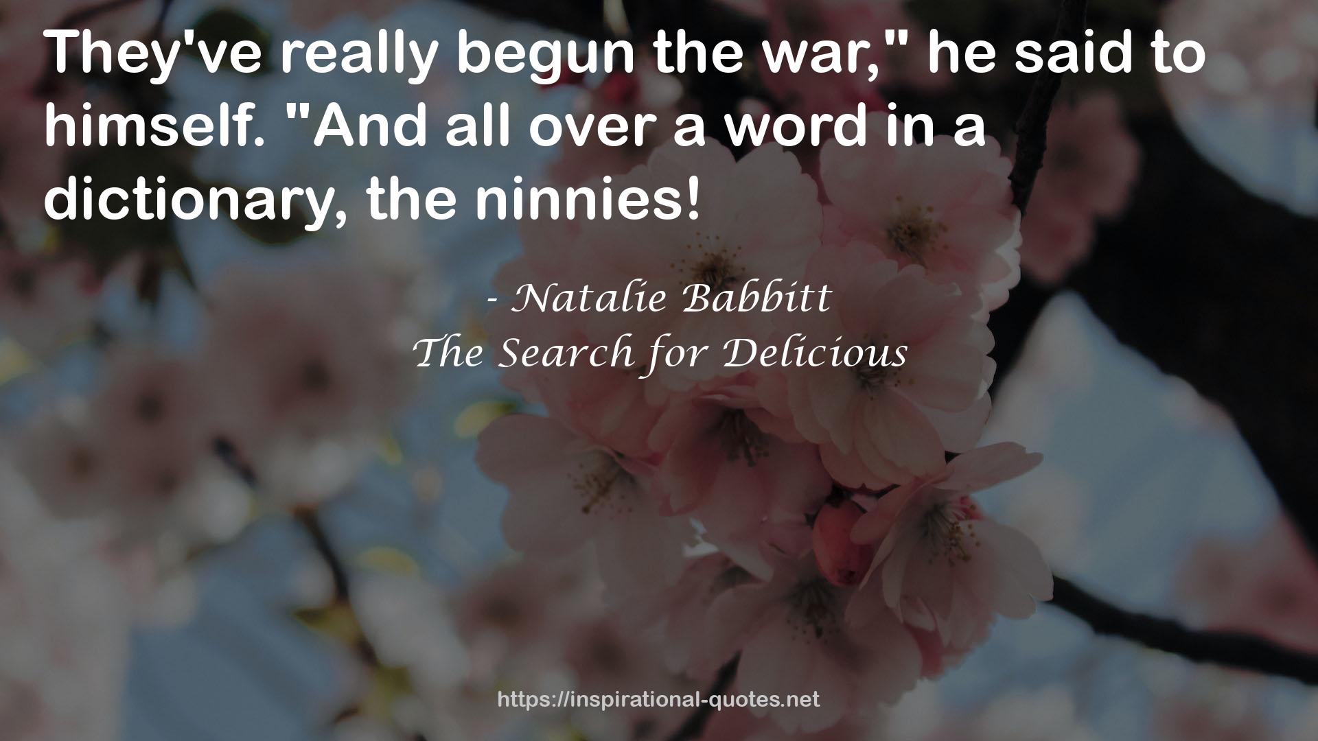The Search for Delicious QUOTES