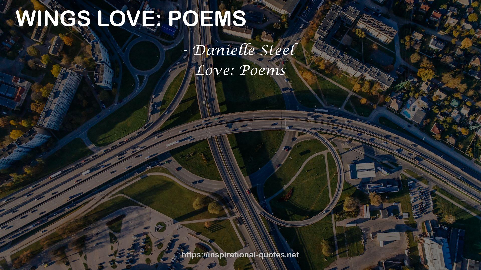 Love: Poems QUOTES