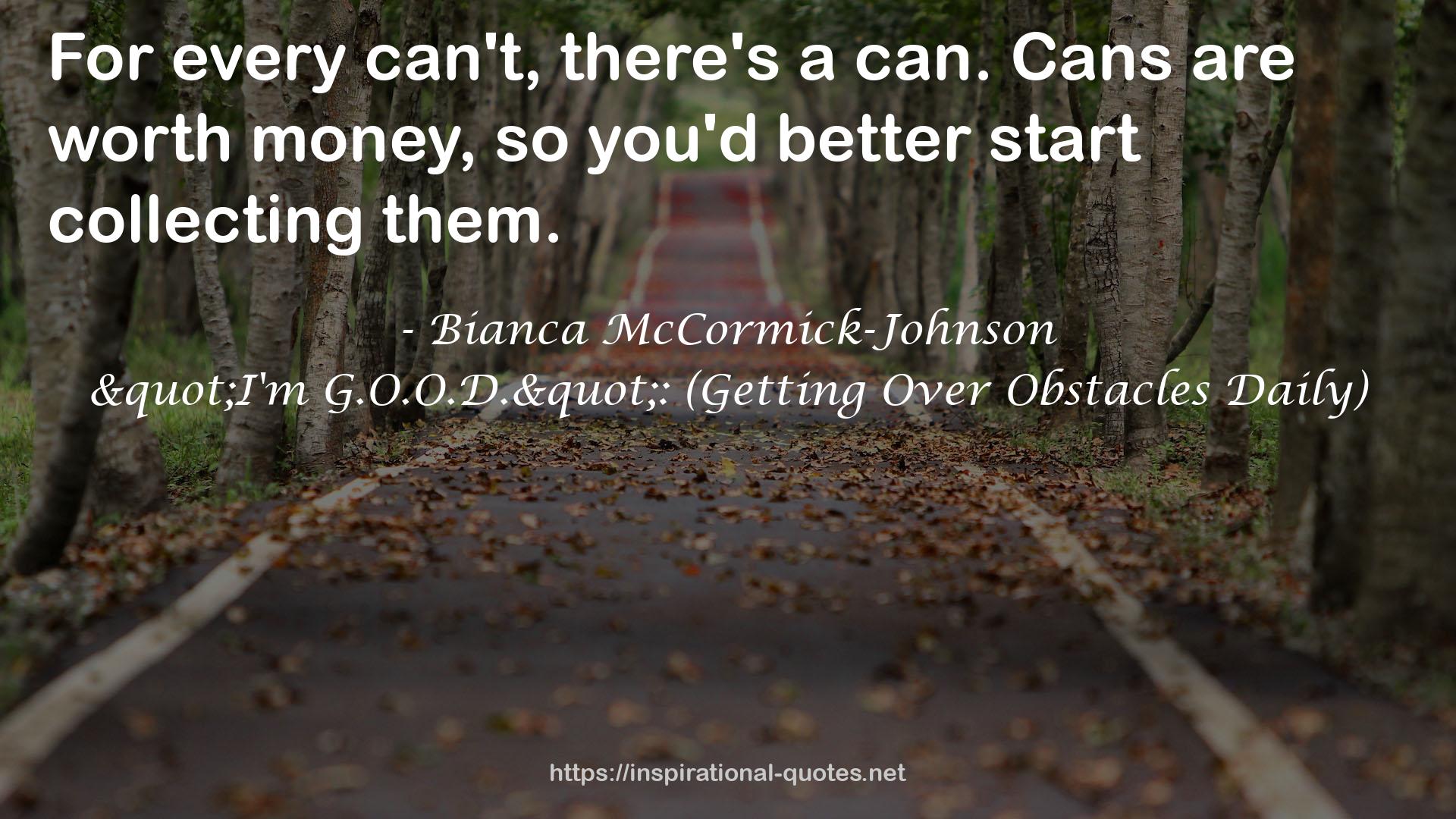 Bianca McCormick-Johnson QUOTES