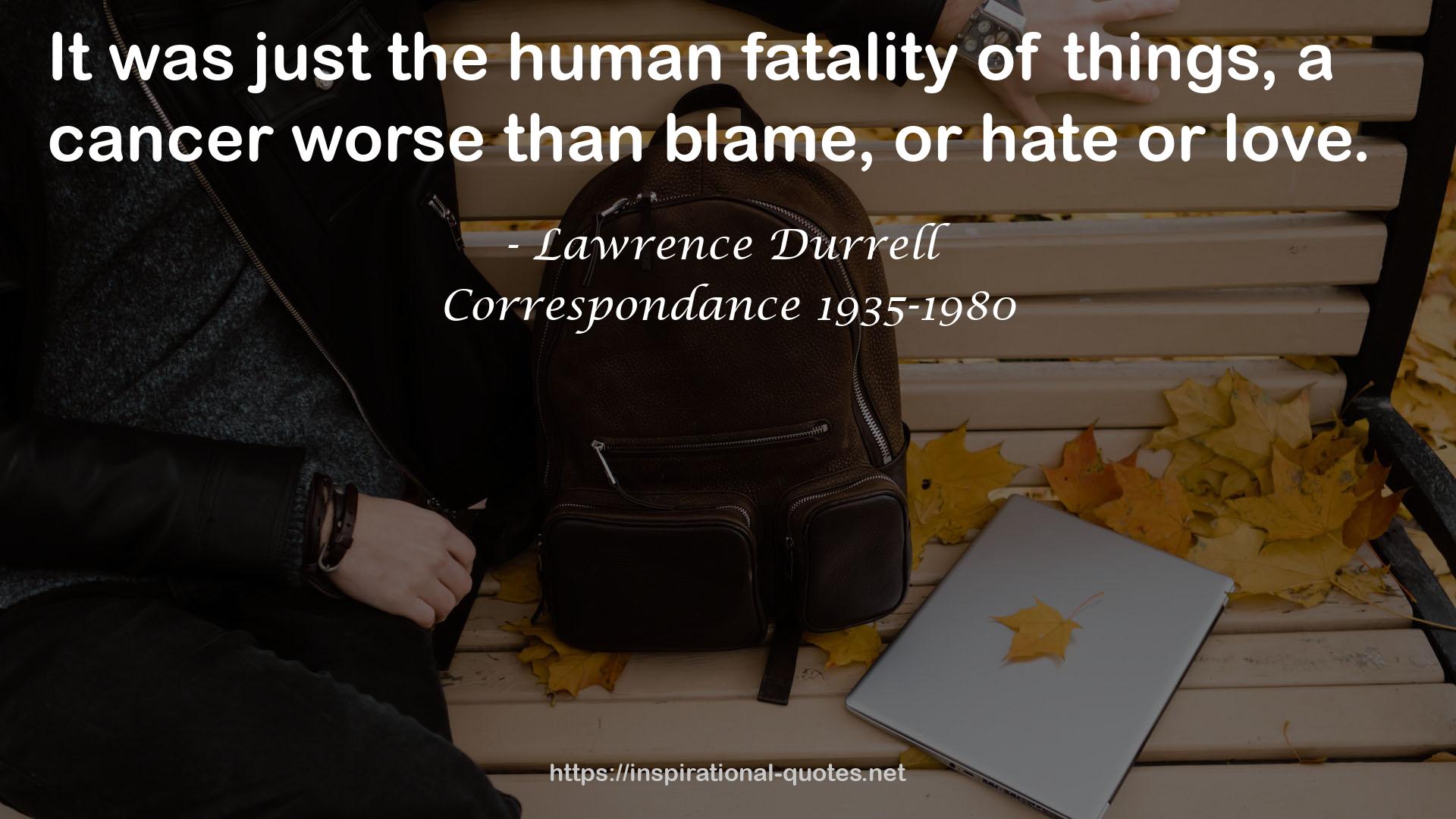 Correspondance 1935-1980 QUOTES