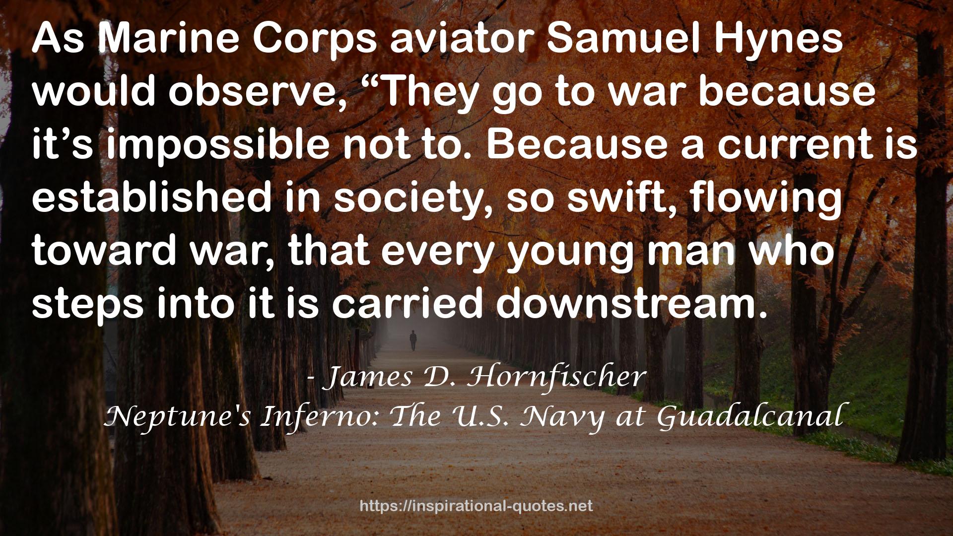 Neptune's Inferno: The U.S. Navy at Guadalcanal QUOTES
