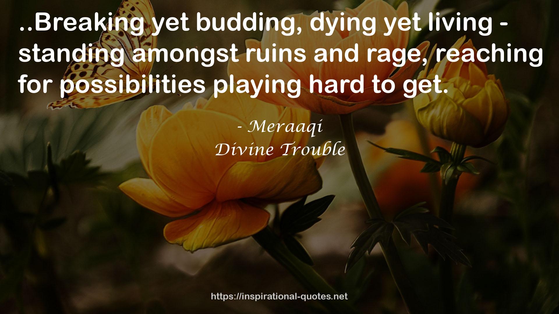 Divine Trouble QUOTES