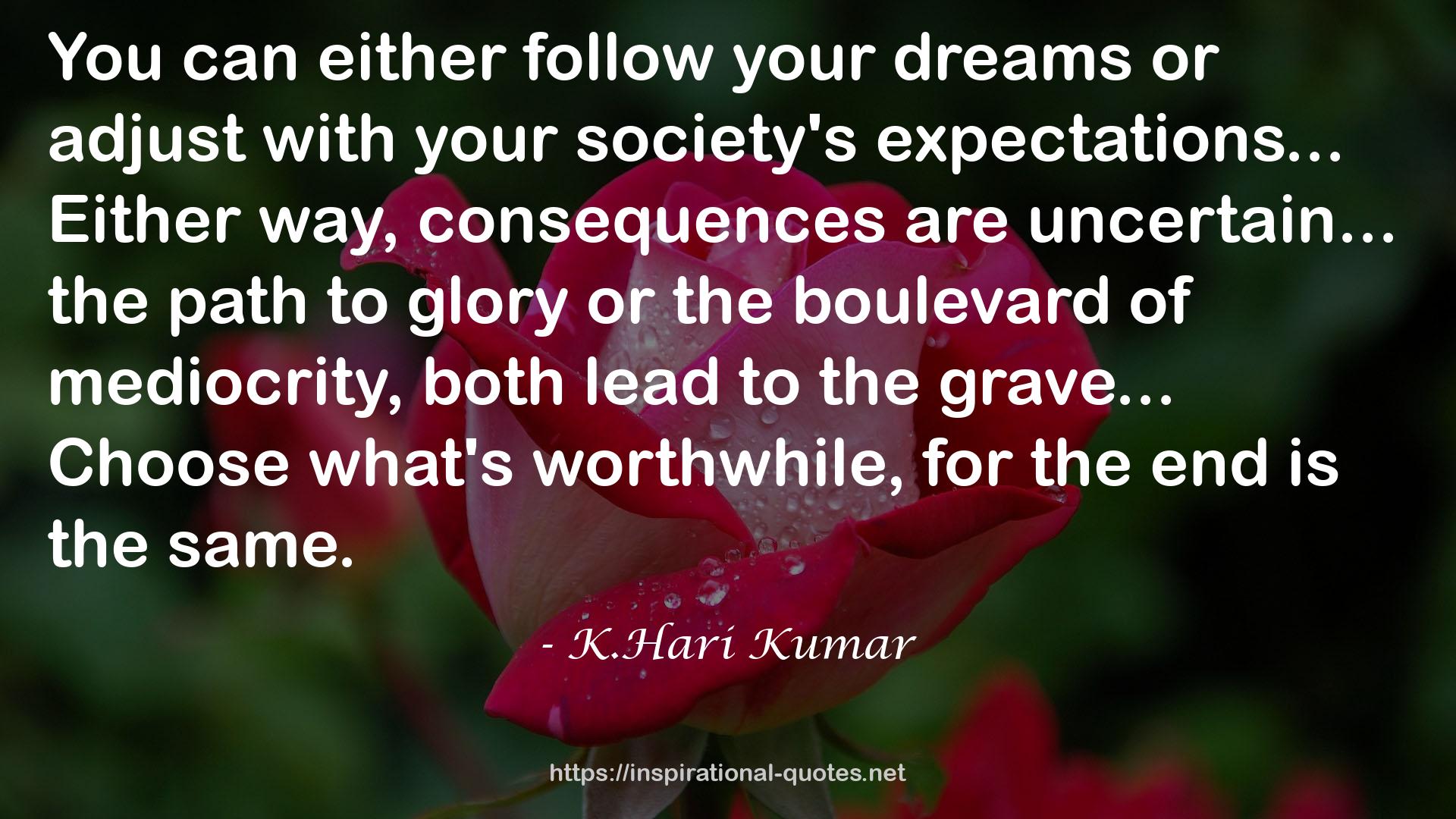 K.Hari Kumar QUOTES