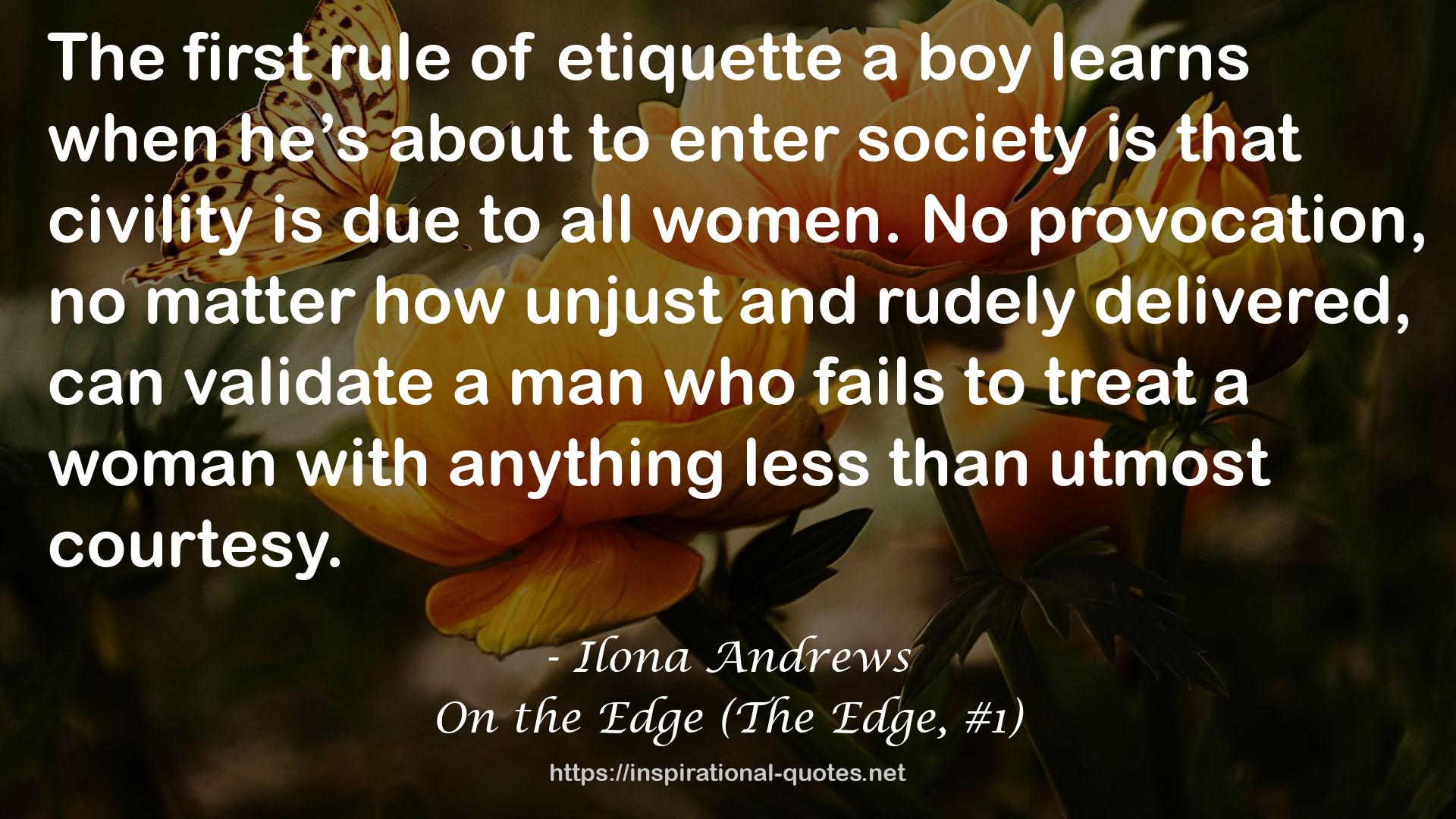 On the Edge (The Edge, #1) QUOTES