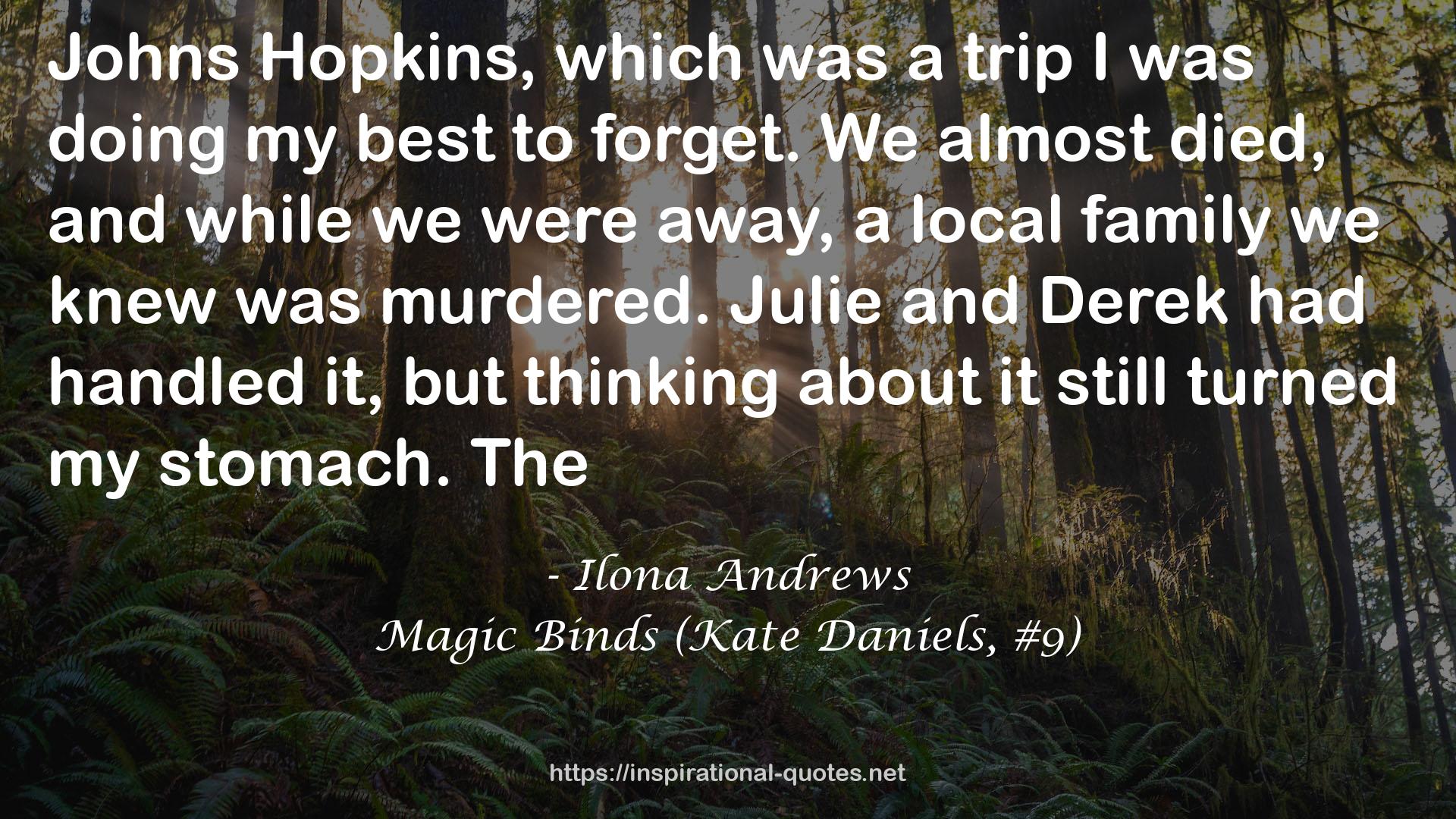 Magic Binds (Kate Daniels, #9) QUOTES