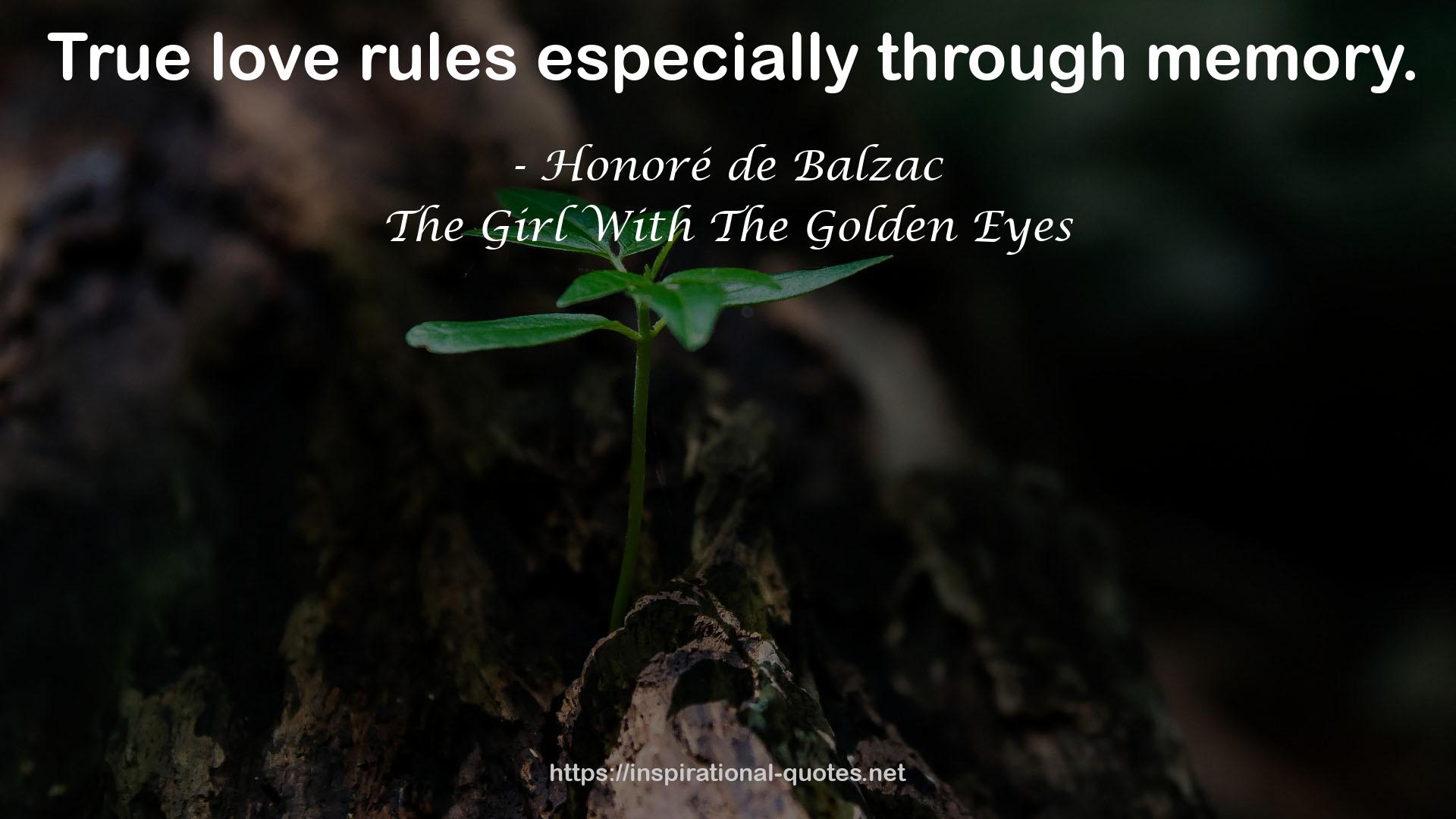 The Girl With The Golden Eyes QUOTES