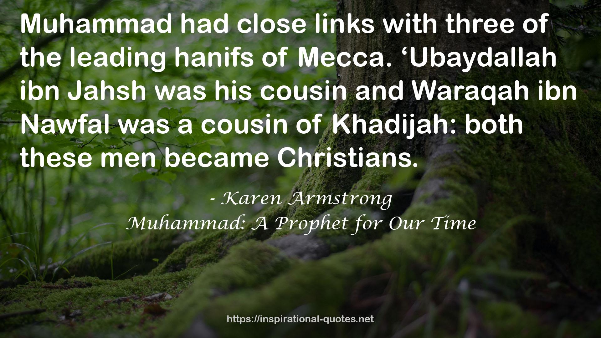 Muhammad: A Prophet for Our Time QUOTES