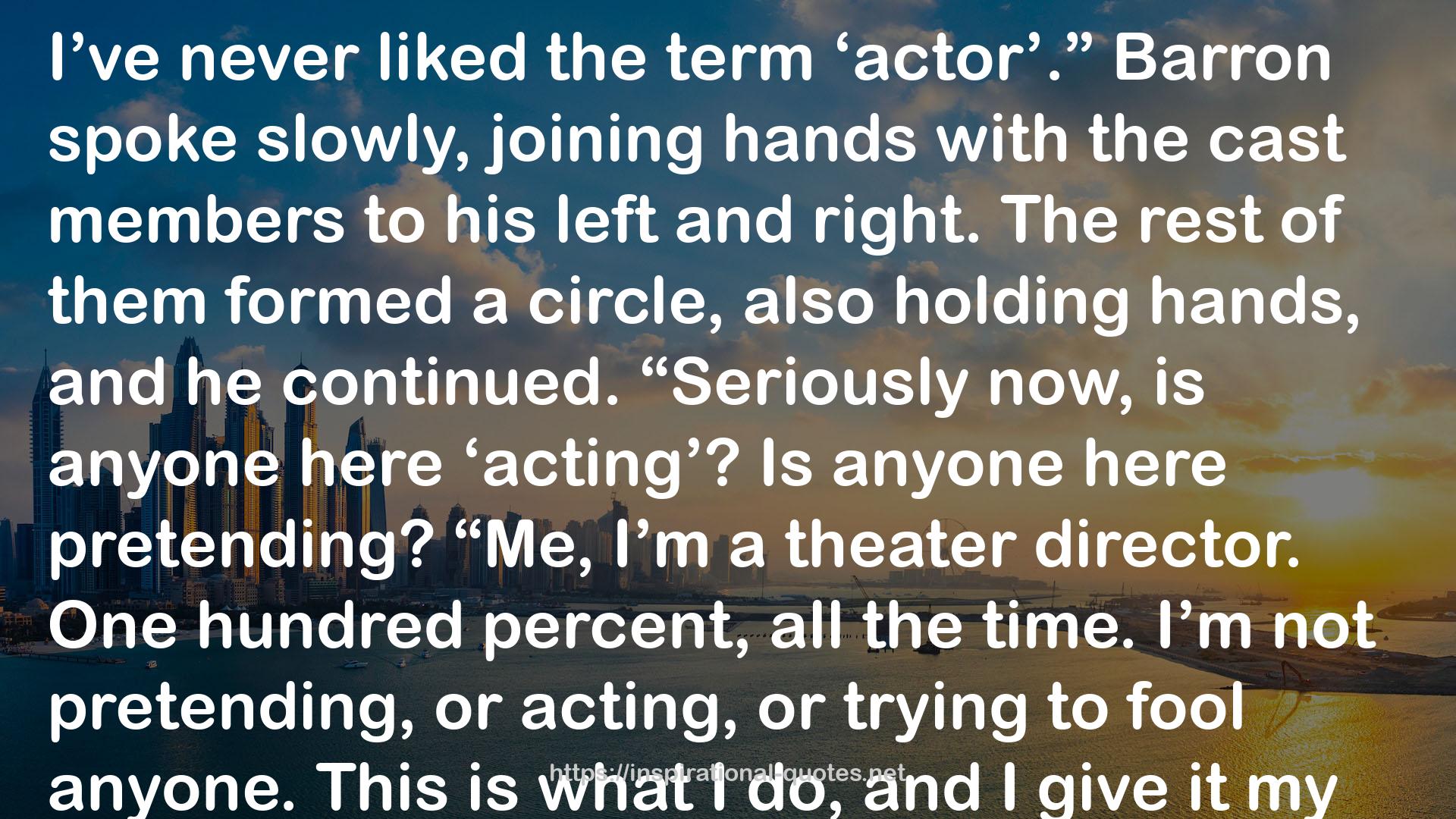 acting  QUOTES