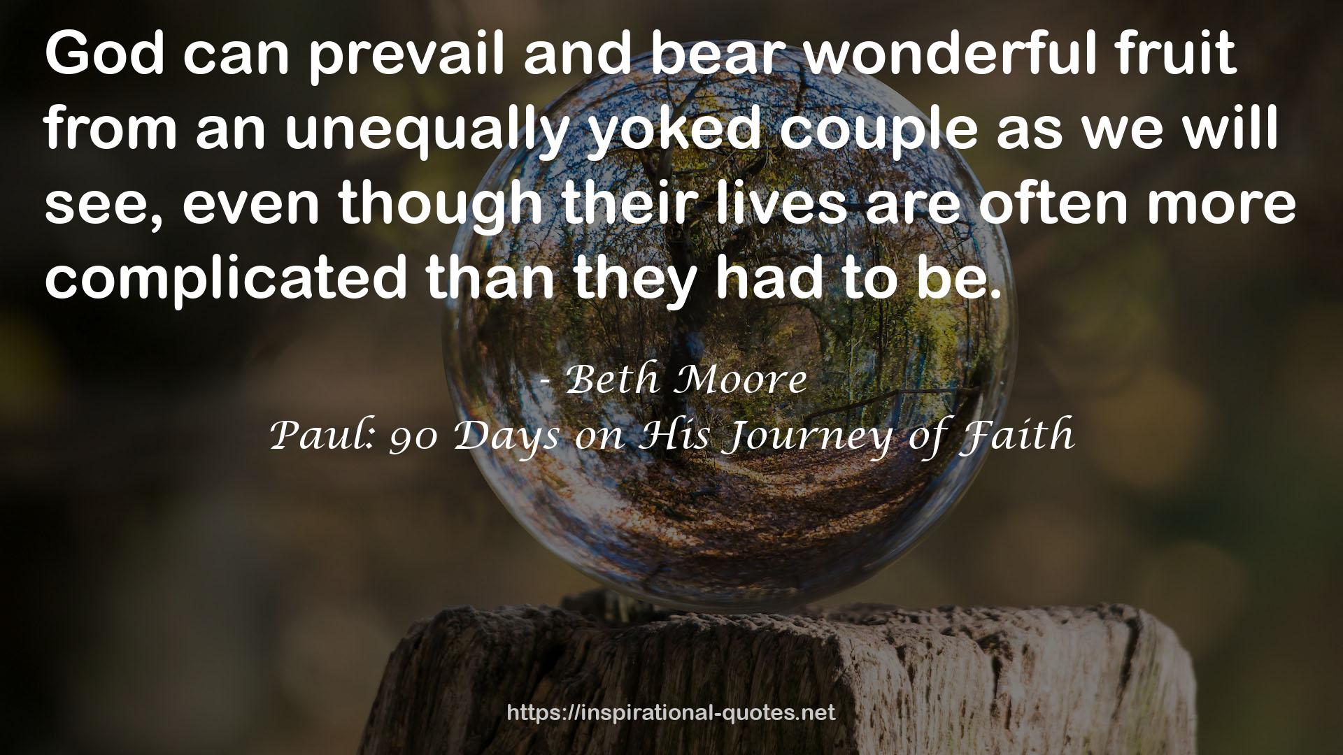 Paul: 90 Days on His Journey of Faith QUOTES