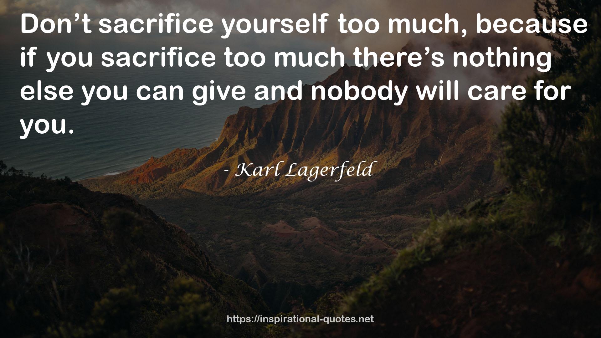 Karl Lagerfeld QUOTES