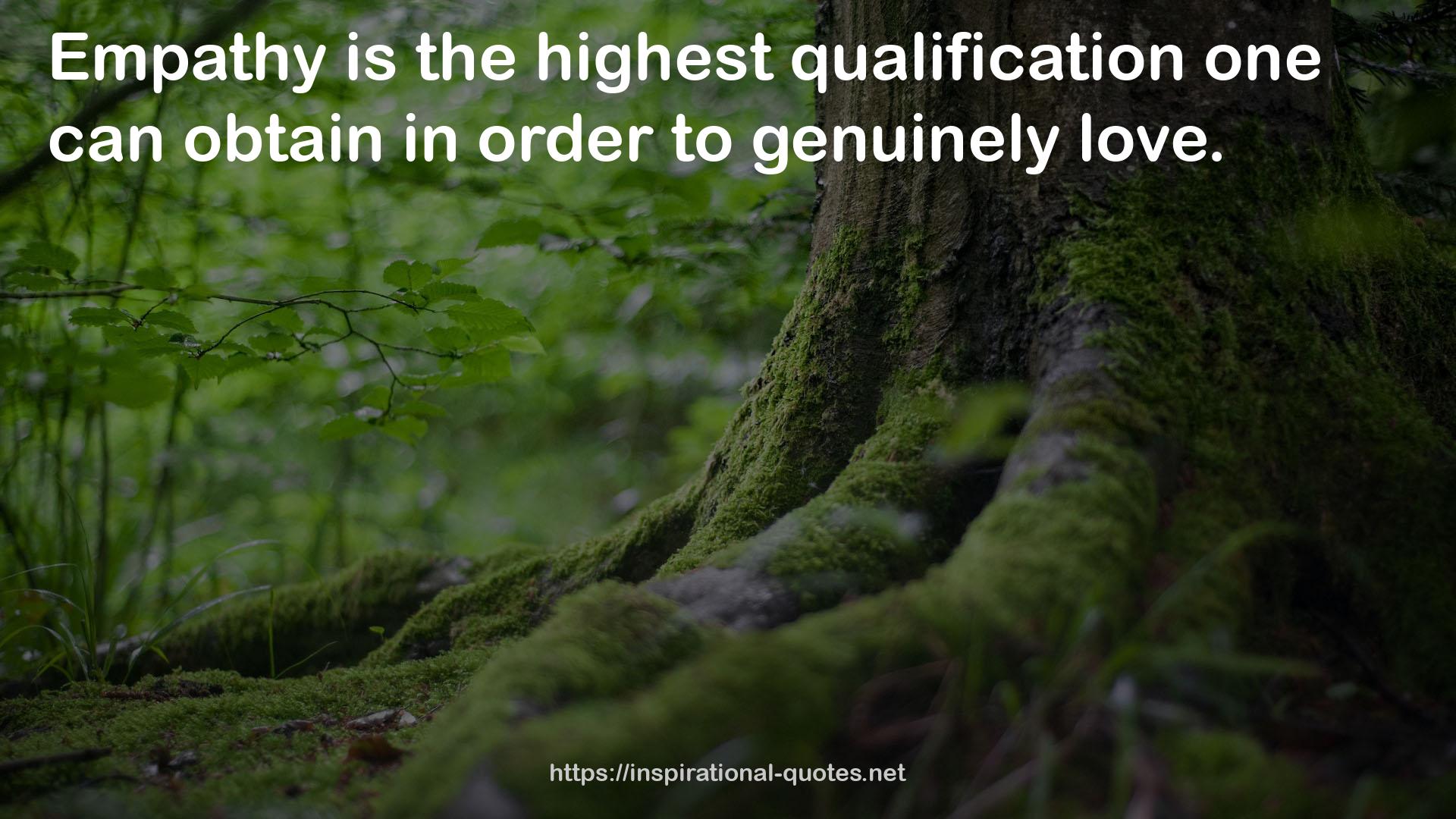 the highest qualification  QUOTES