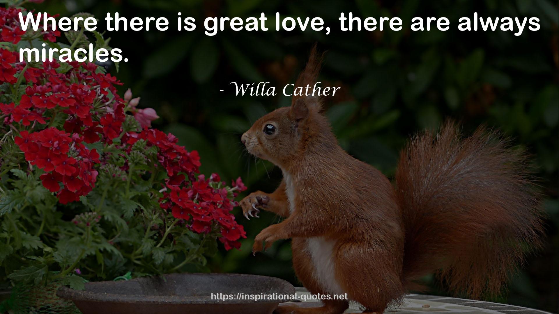 Willa Cather QUOTES